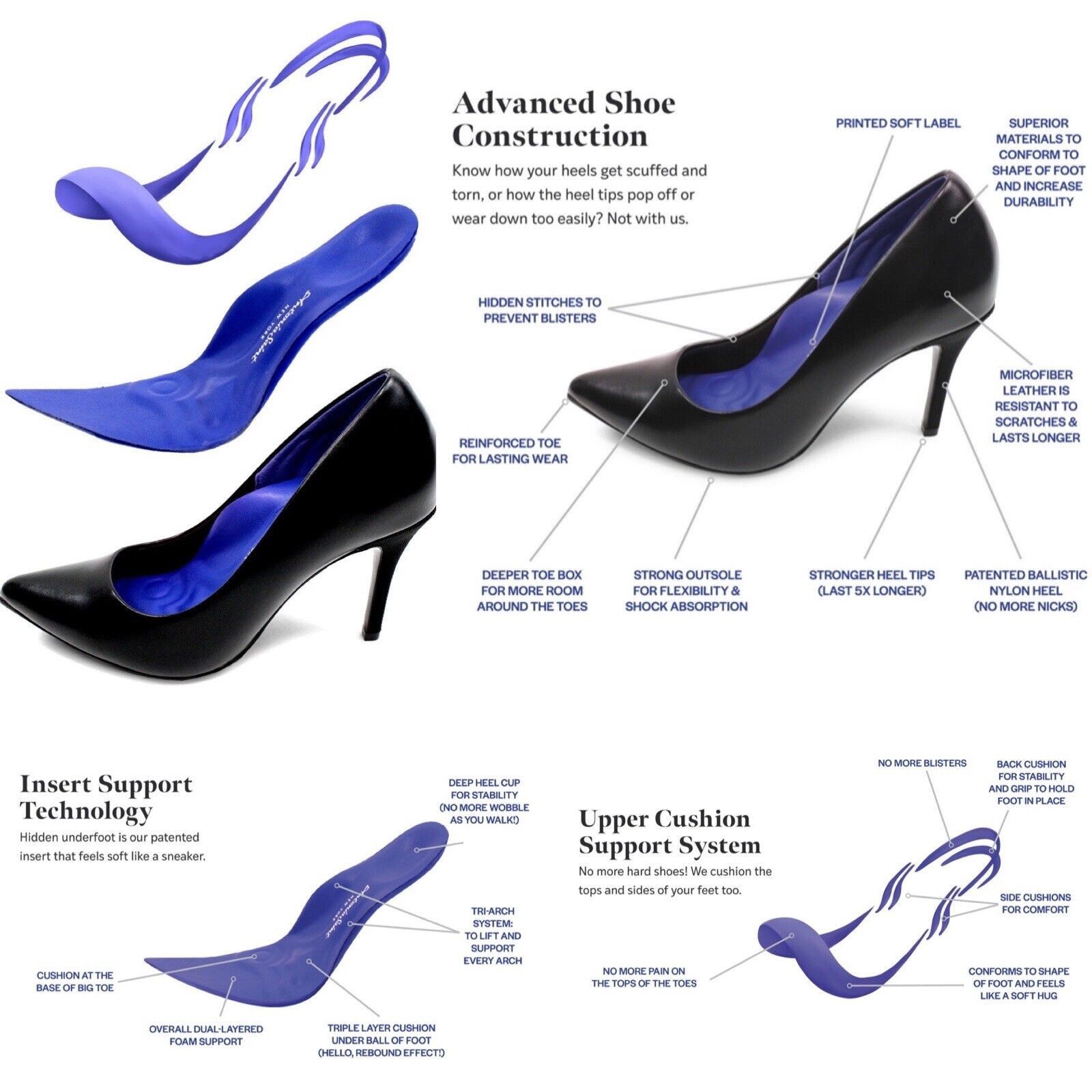 Designer Antonina Saint New York 2 High Heel Feels like sneakers Size US 6.5 / IT 36.5 - 4 Thumbnail