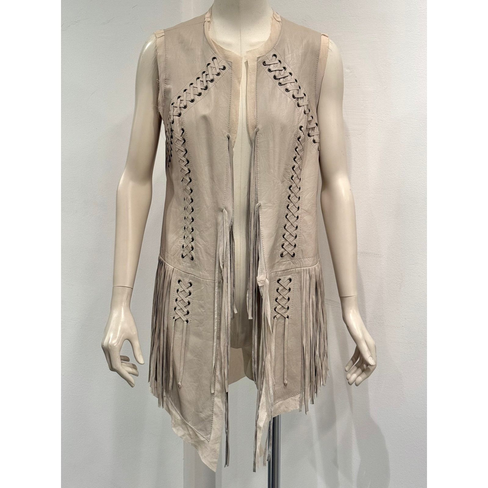 Roberto Cavalli 2000s Roberto Cavalli bondage harness leather vest Size US XS / EU 42 / 0 - 2 Thumbnail