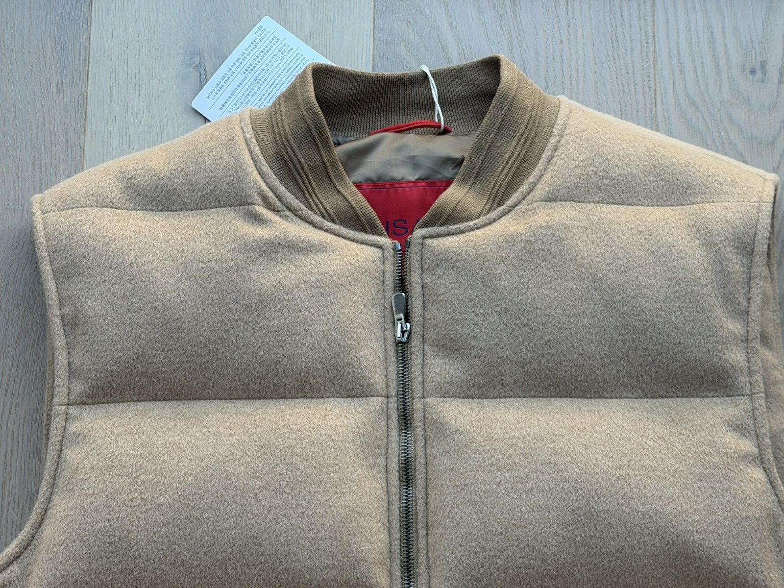 Isaia Napolii Isaia Napoli 100% Camel Down Vest EU52 L Made In Italy $4500 Size US L / EU 52-54 / 3 - 6 Thumbnail