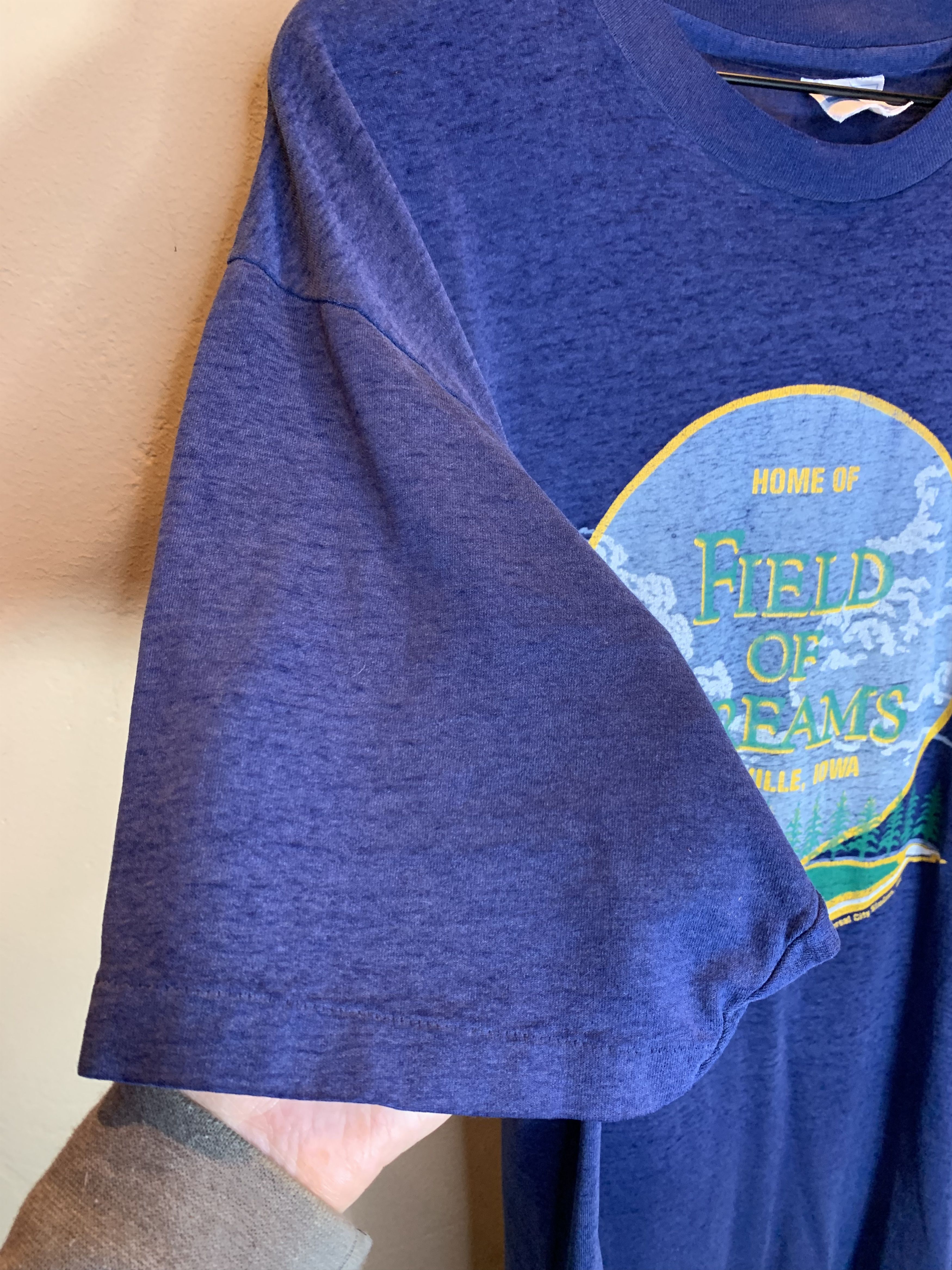 Vintage RARE Vintage 80s Field Of Dreams Movie Single Stitch T-Shirt Size US XL / EU 56 / 4 - 3 Thumbnail