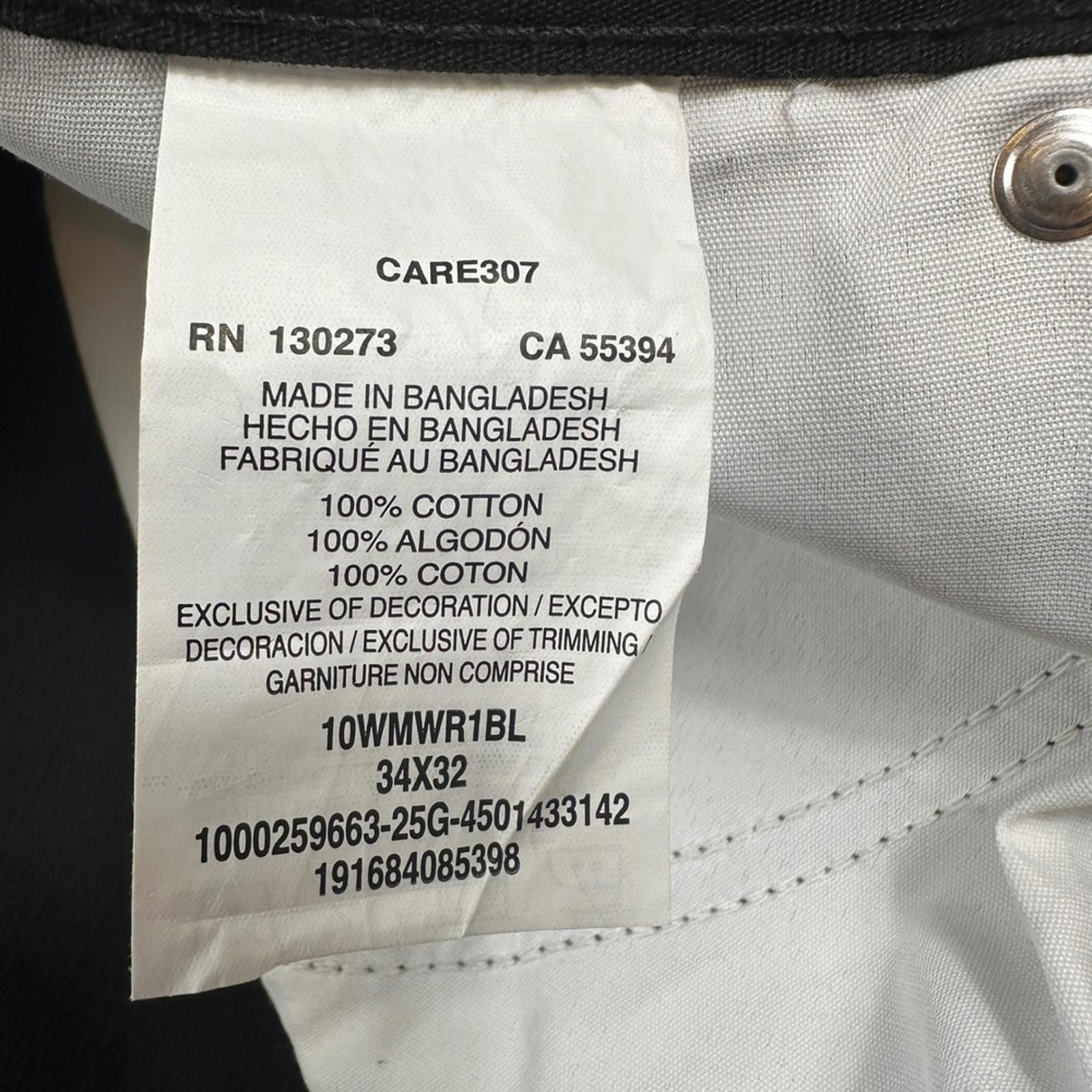 Wrangler Wrangler Workwear Cargo Pants Mens 34x32 Black Ranger Size US 34 / EU 50 - 8 Thumbnail