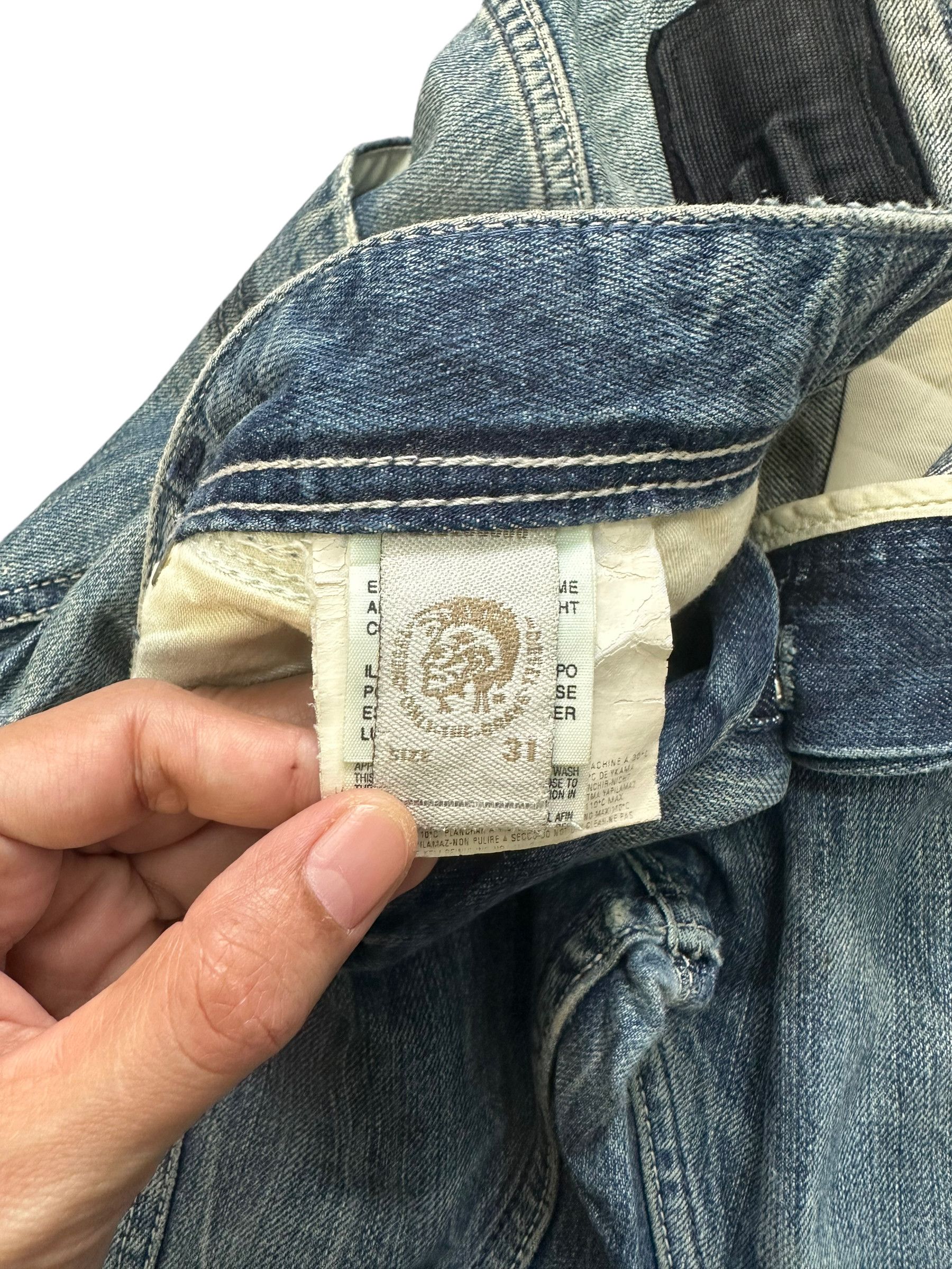 Diesel DIESEL FLAGIX CARPENTER CARGO DENIM PANT #7919-190 Size US 34 / EU 50 - 9 Thumbnail