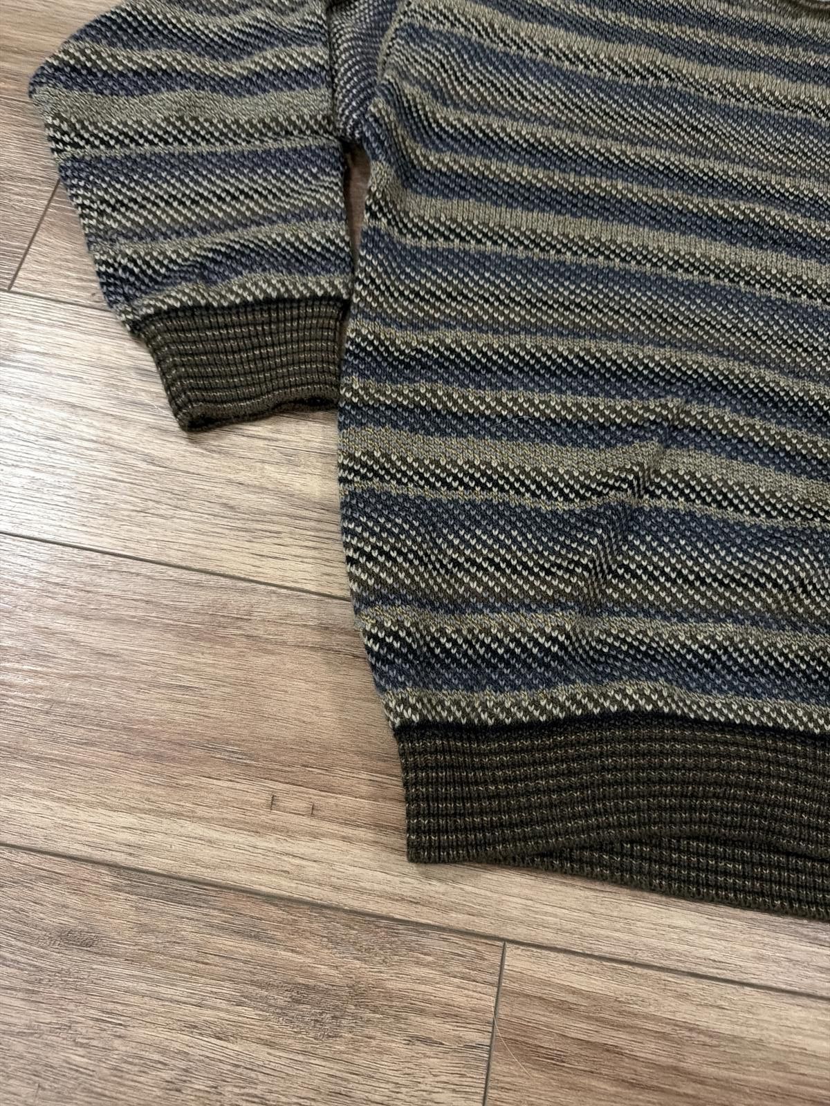 Other Vintage 90s Gianfranco Ruffini Italy Striped Knit Sweater Size US L / EU 52-54 / 3 - 3 Thumbnail