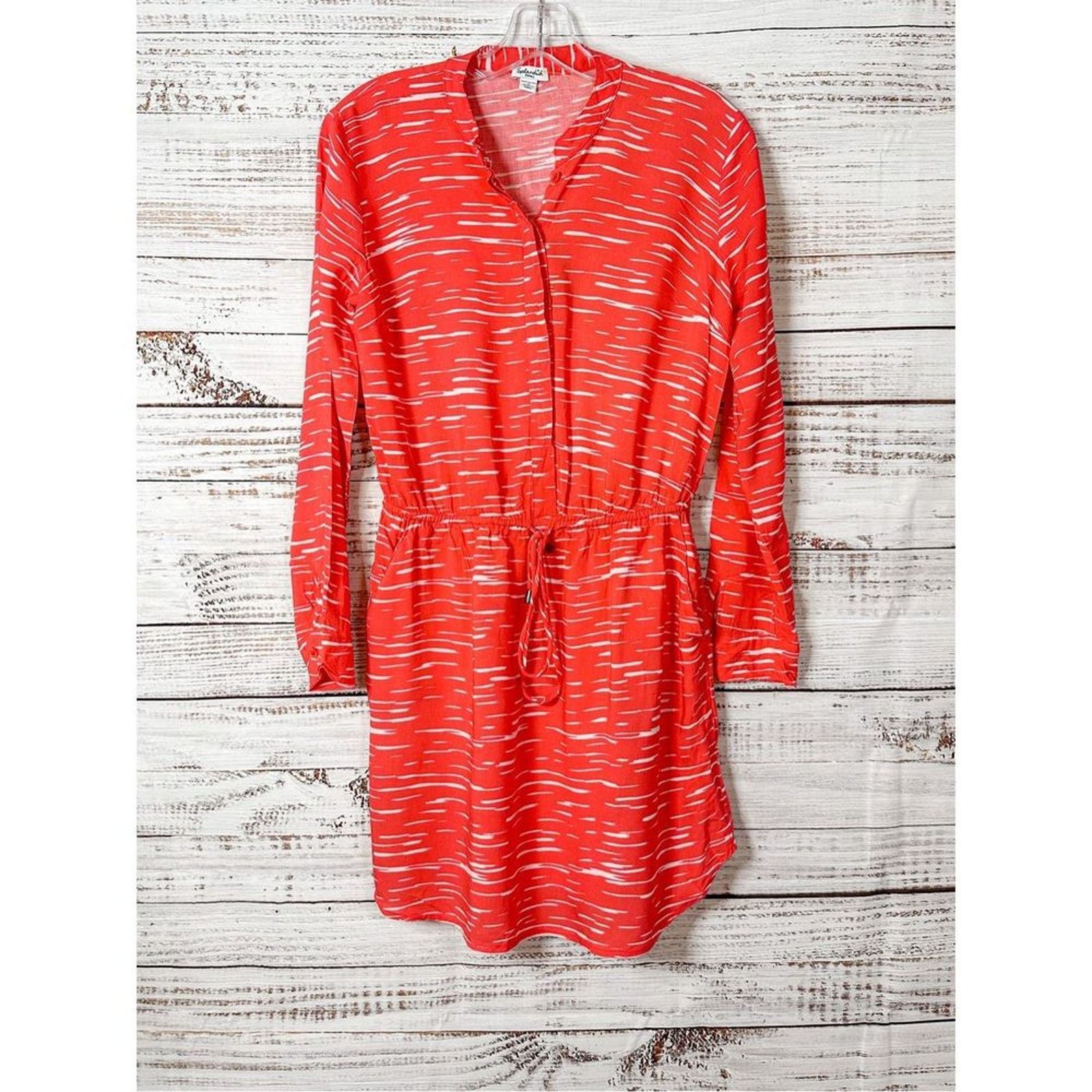 Splendid Splendid Button Front Mini Dress Red White Size Small Size S / US 4 / IT 40 - 11 Thumbnail