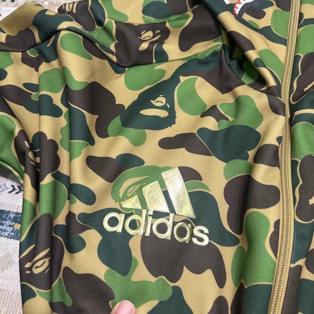 Bape BAPE ADIDAS SHARK FULL ZIP HOODIE Size US M / EU 48-50 / 2 - 4 Thumbnail