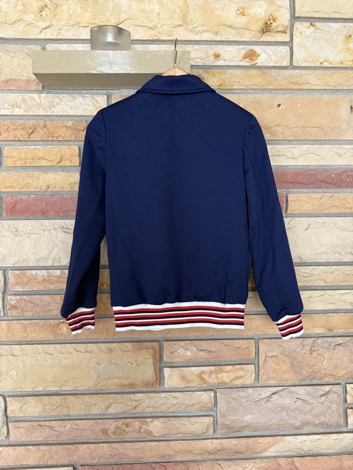 Vintage Vintage 80s Michigan IAC Zip Up Pointed Collar Track Jacket Size US XS / EU 42 / 0 - 6 Thumbnail