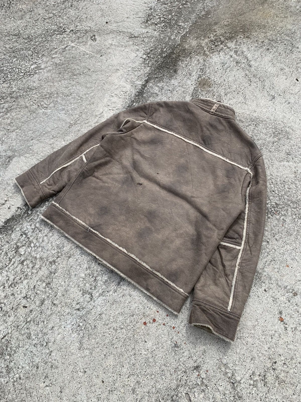Hang Ten Hang Ten Leather Fur Jacket Size US L / EU 52-54 / 3 - 16 Thumbnail