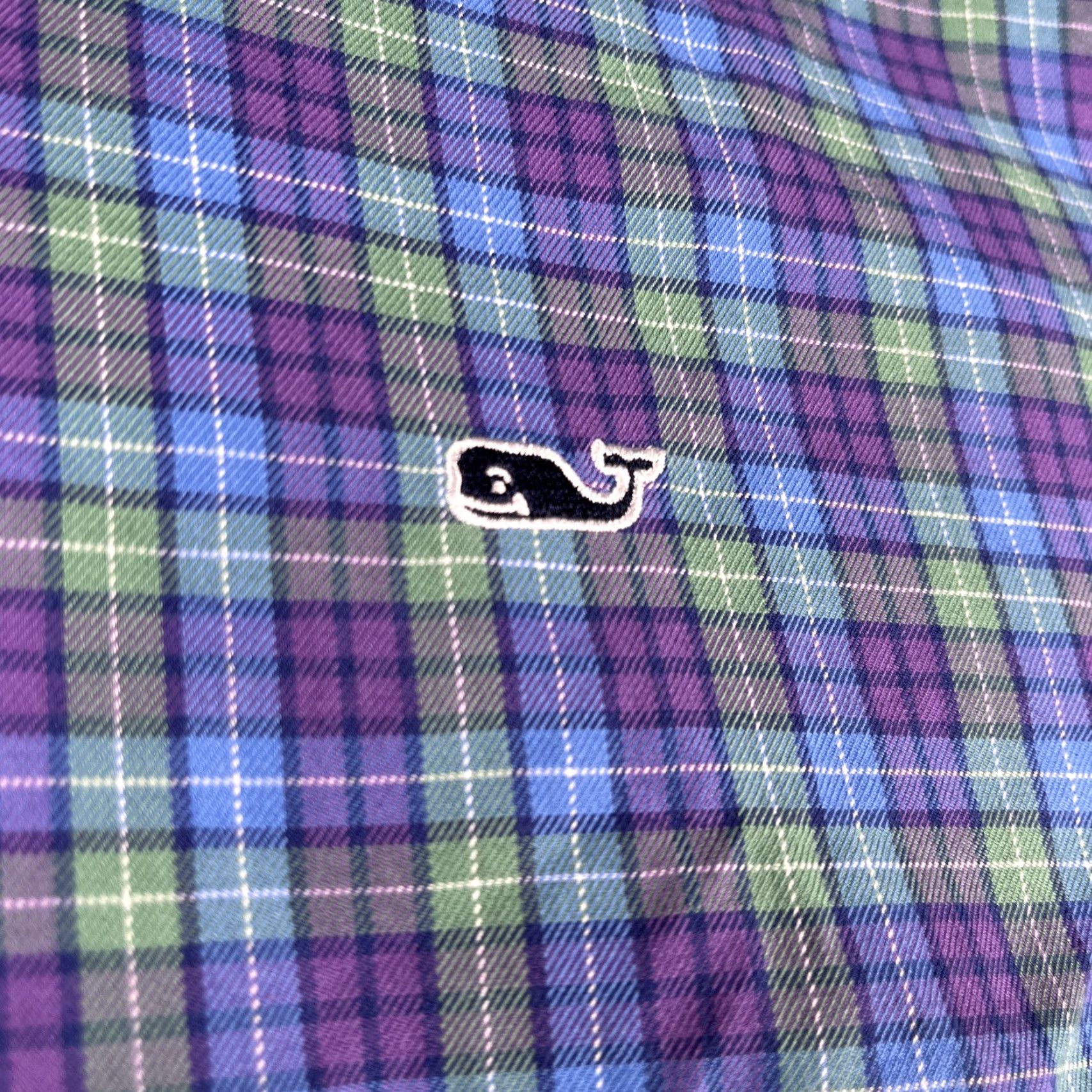 Vineyard Vines Vineyard Vines Whale Shirt Mens Long Sleeve Button-Up Collared Multicolor Tattersall Check Casual Classic Fit M Size US M / EU 48-50 / 2 - 3 Thumbnail