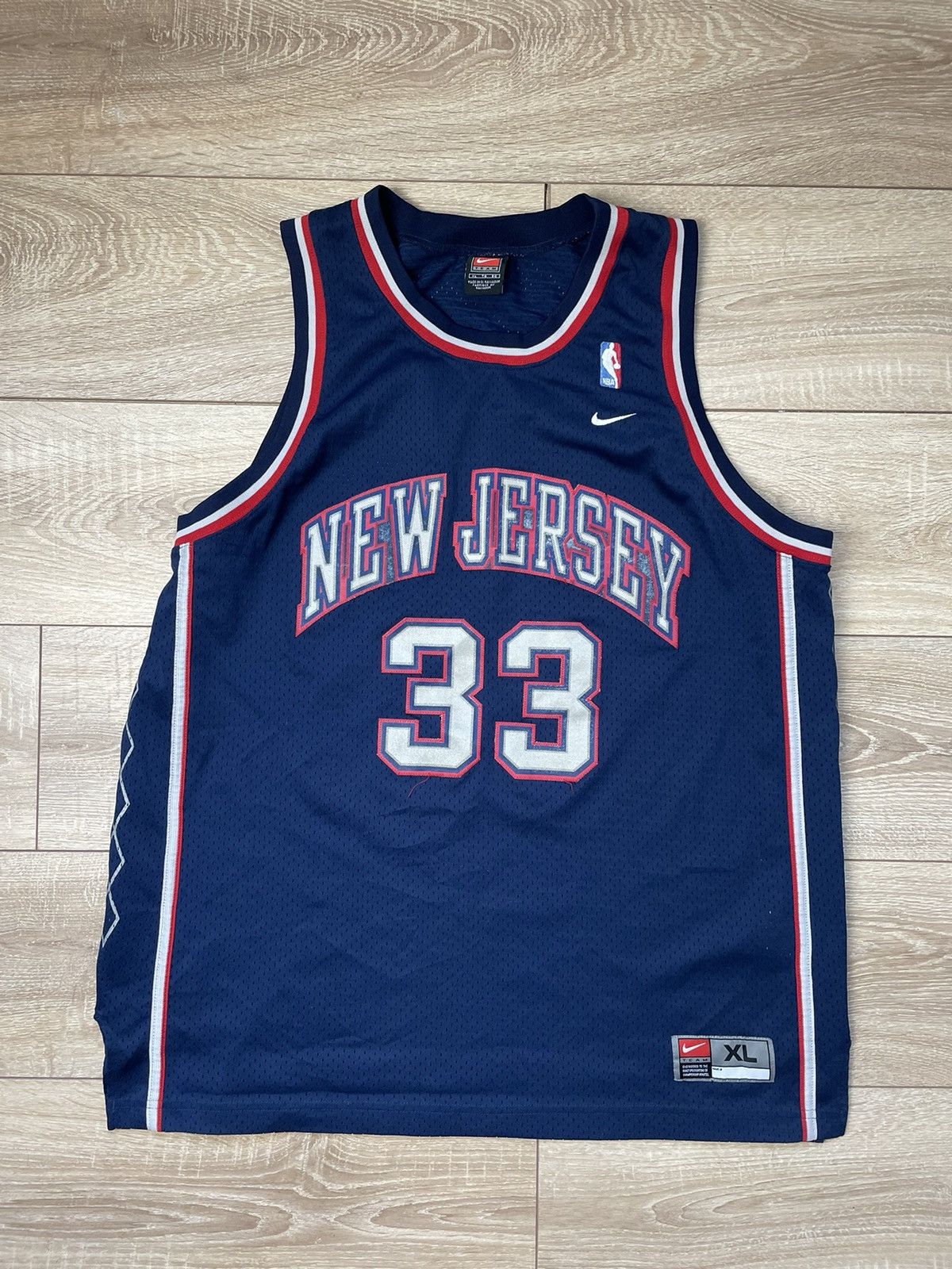NBA × Nike × Vintage RARE VINTAGE NBA Nike New Jersey Nets Stephon Marbury Size US XL / EU 56 / 4 - 1 Thumbnail