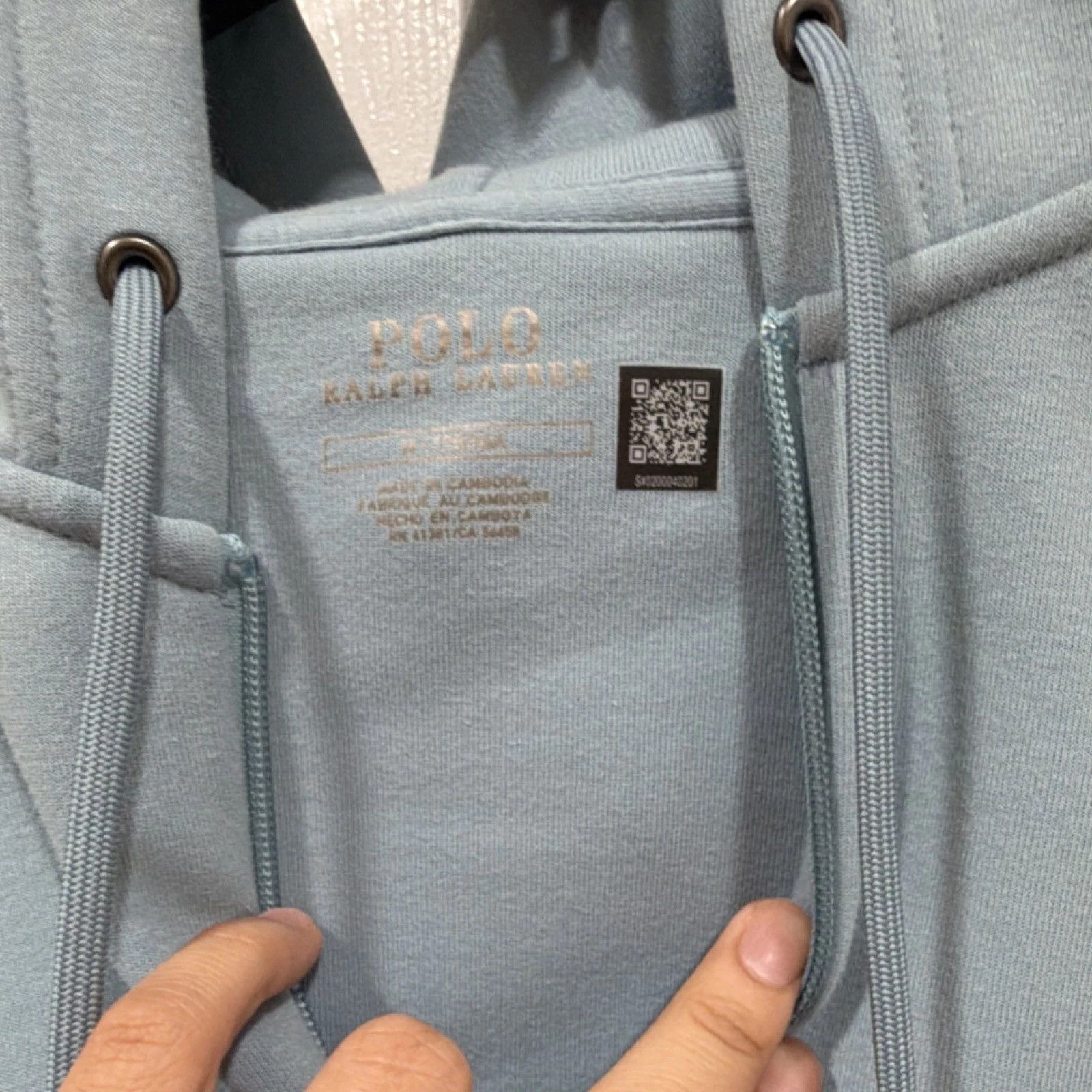 Polo Ralph Lauren baby blue zip up hoodie Size US M / EU 48-50 / 2 - 2 Thumbnail