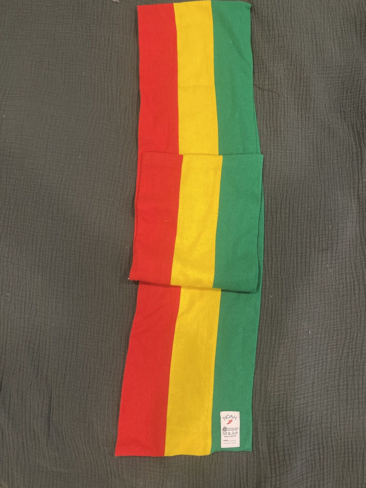 Noah Noah striped 100% wool scarf Size ONE SIZE - 3 Thumbnail