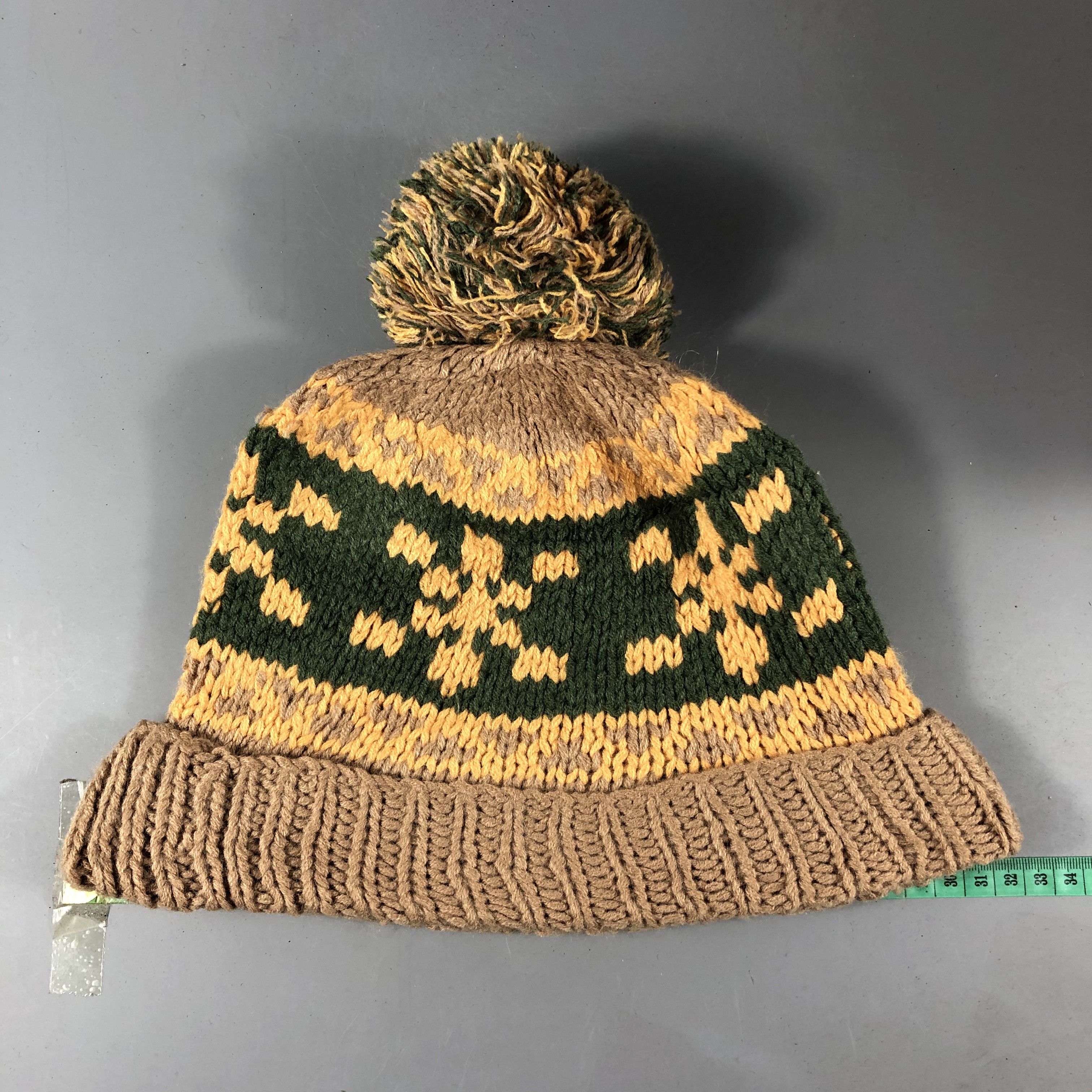 Japanese Brand Beanie Hat Bobble Knit Knitted Size ONE SIZE - 3 Thumbnail