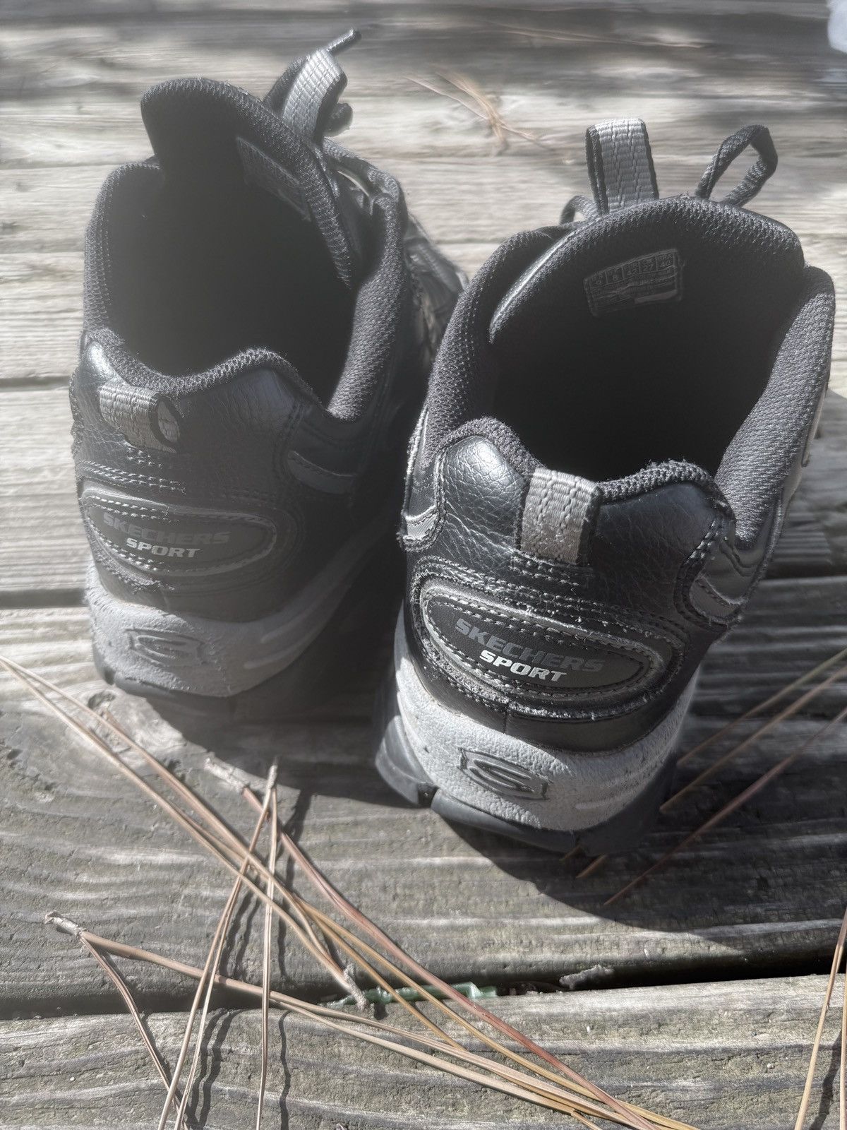 SKECHERS Skechers Chunky Vintage Leathers Shoes Black 90s Y2K Men Size US 9 / EU 42 - 7 Thumbnail