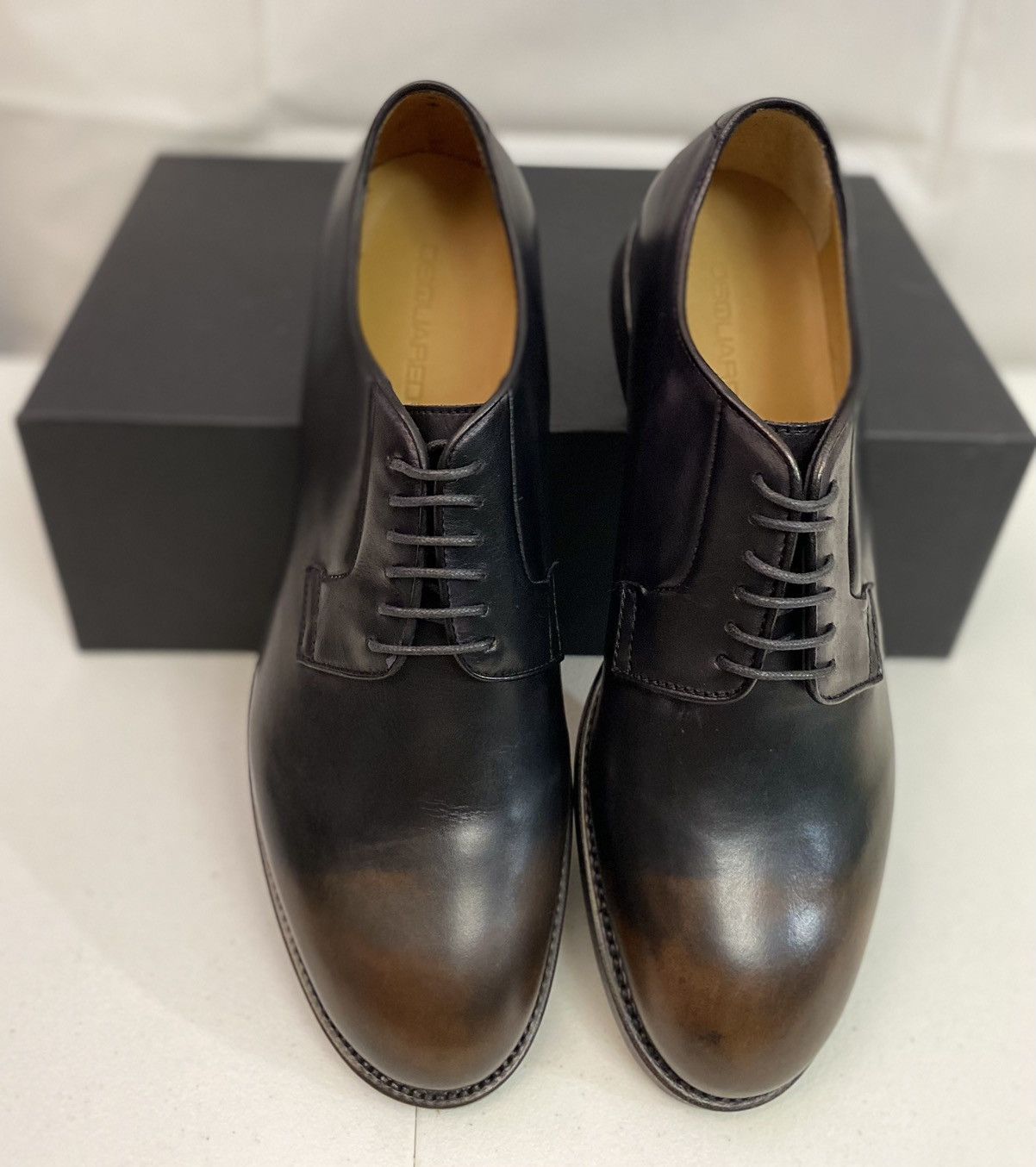 Dsquared2 Dsquared2 🇮🇹 Burnish Toe Goodyear Welt Veg Tan Derby 10 NEW Size US 10 / EU 43 - 5 Thumbnail