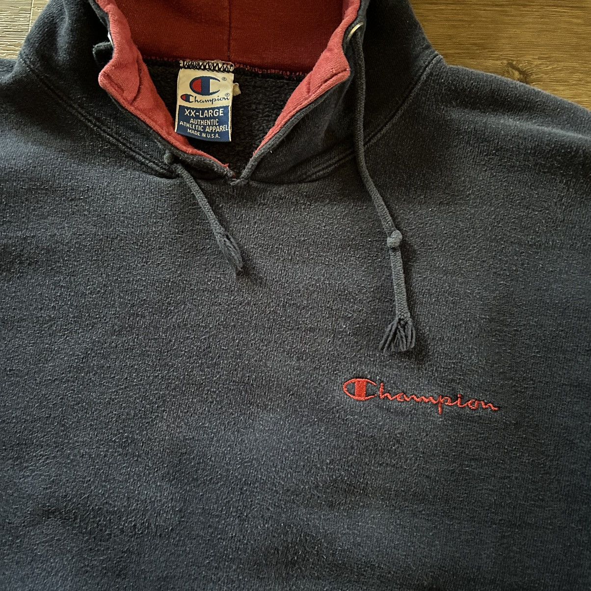 Champion × Vintage Vtg 80s Champion Hoodie Size US XXL / EU 58 / 5 - 3 Thumbnail