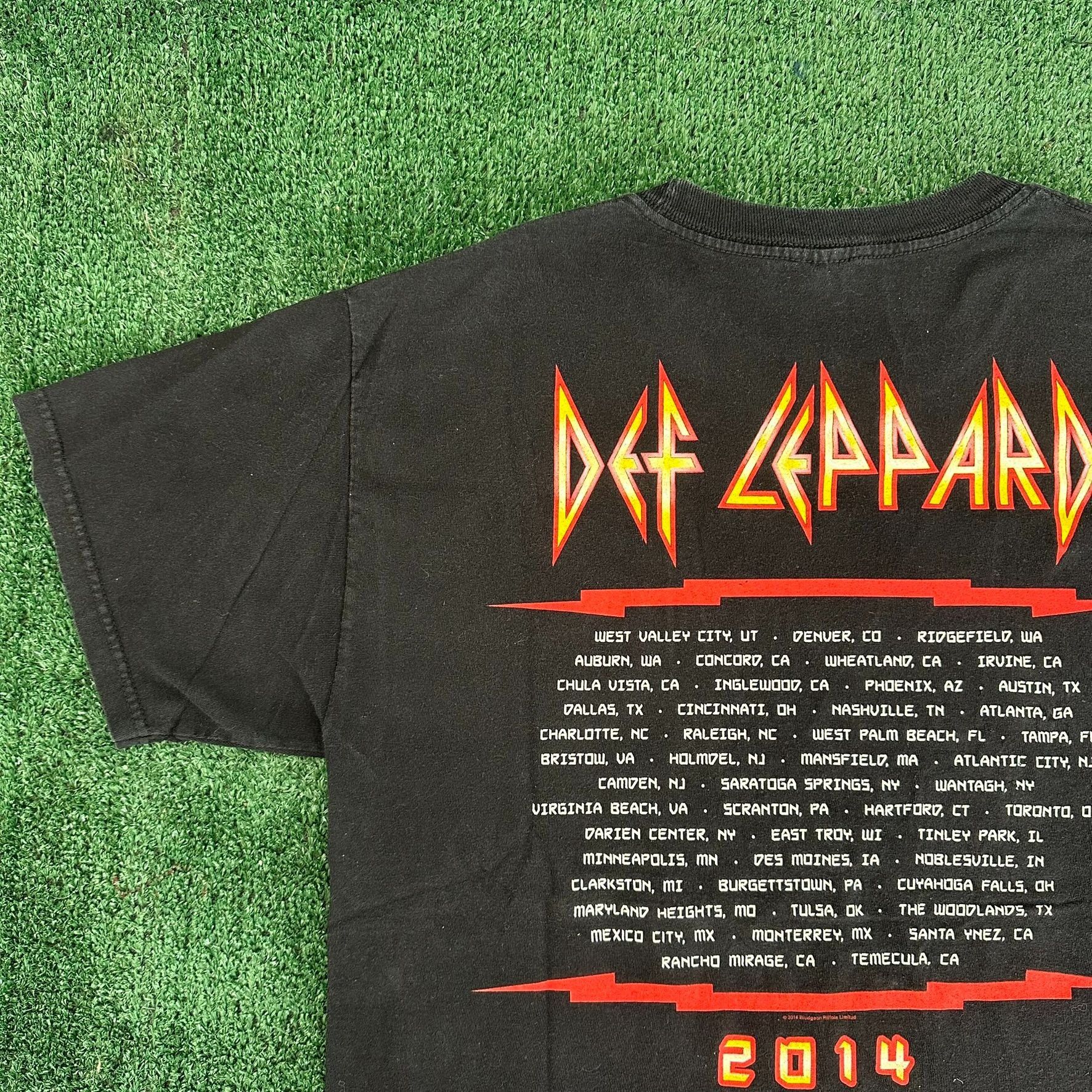 Def Leppard Def Leppard US Tour T-Shirt Classic Rock Concert Band Tee Size US L / EU 52-54 / 3 - 6 Thumbnail