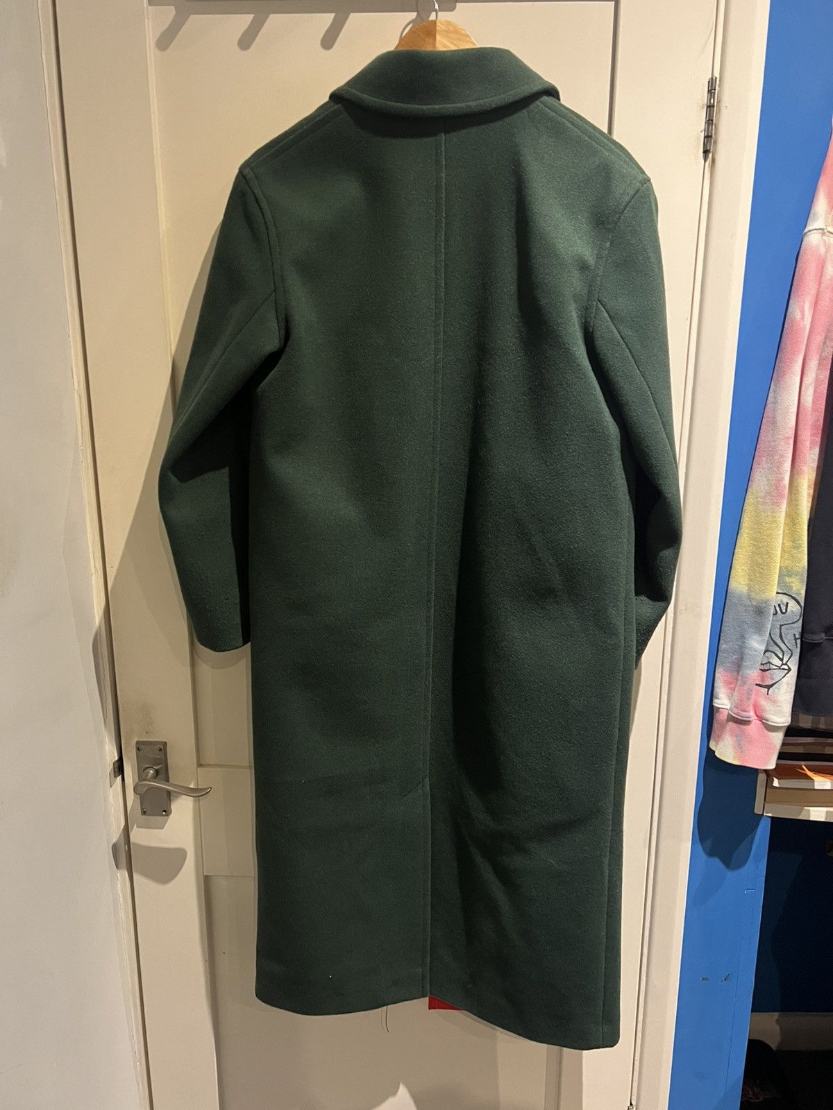 Asos ASOS design bottle green overcoat Size US XXS / EU 40 - 2 Thumbnail