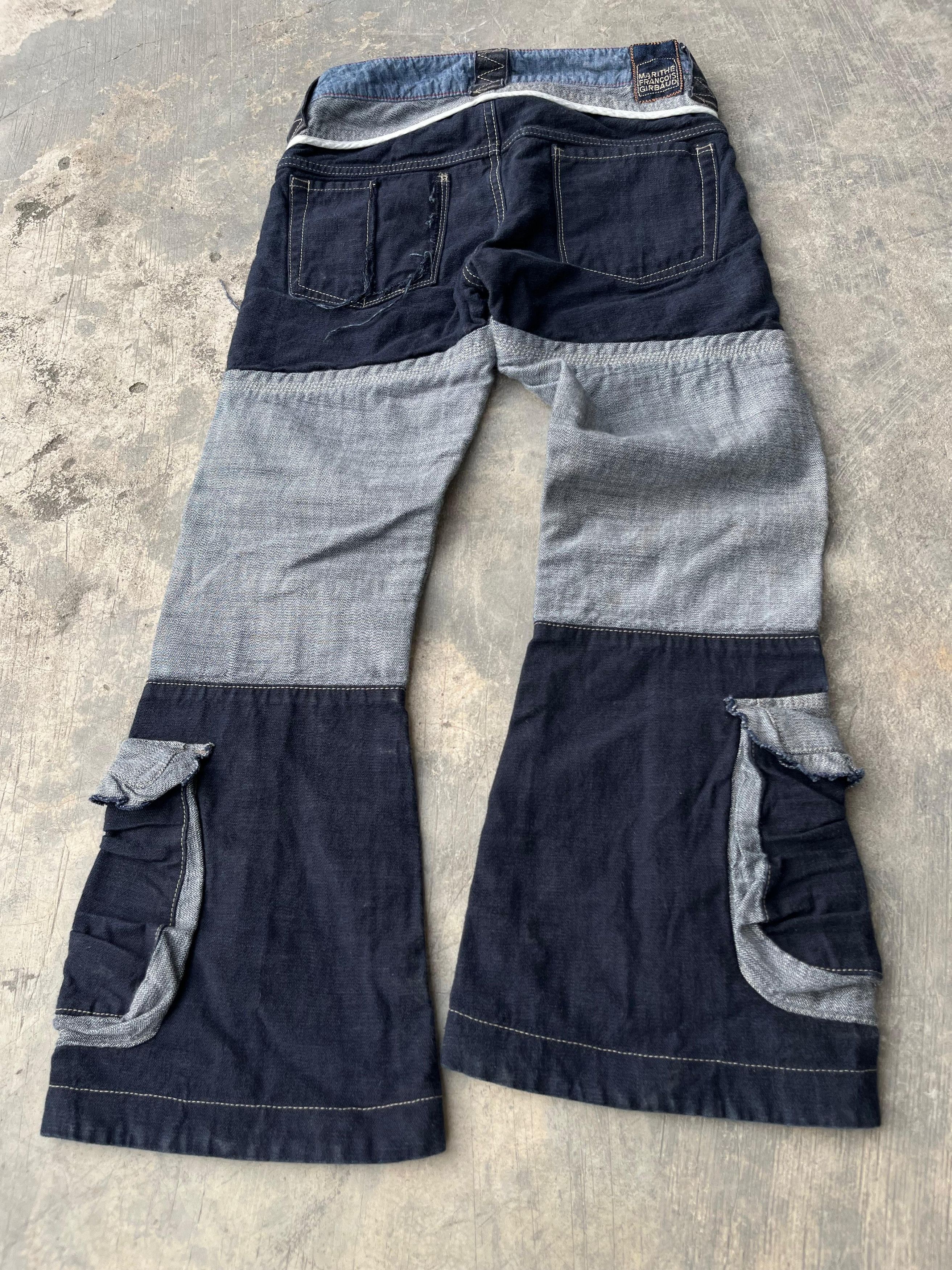 Marithe + Francois Girbaud Marithe Francois Girbaud Flared Pants Size US 27 - 4 Thumbnail