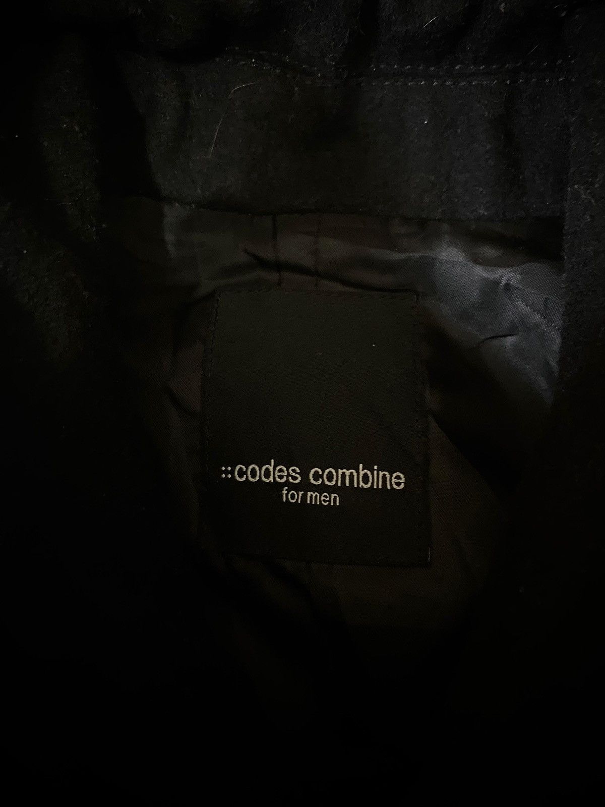 Codes Combine 2000s Codes Combine For Men Asymmetric Wool Jacket Size US M / EU 48-50 / 2 - 6 Thumbnail