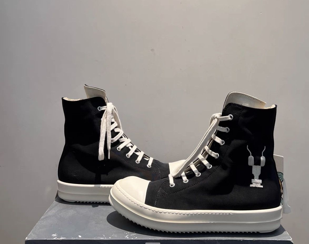 Rick Owens Rick Owens DRKSHDW Portrait Logo Sneakers Size US 8 / EU 41 - 3 Thumbnail