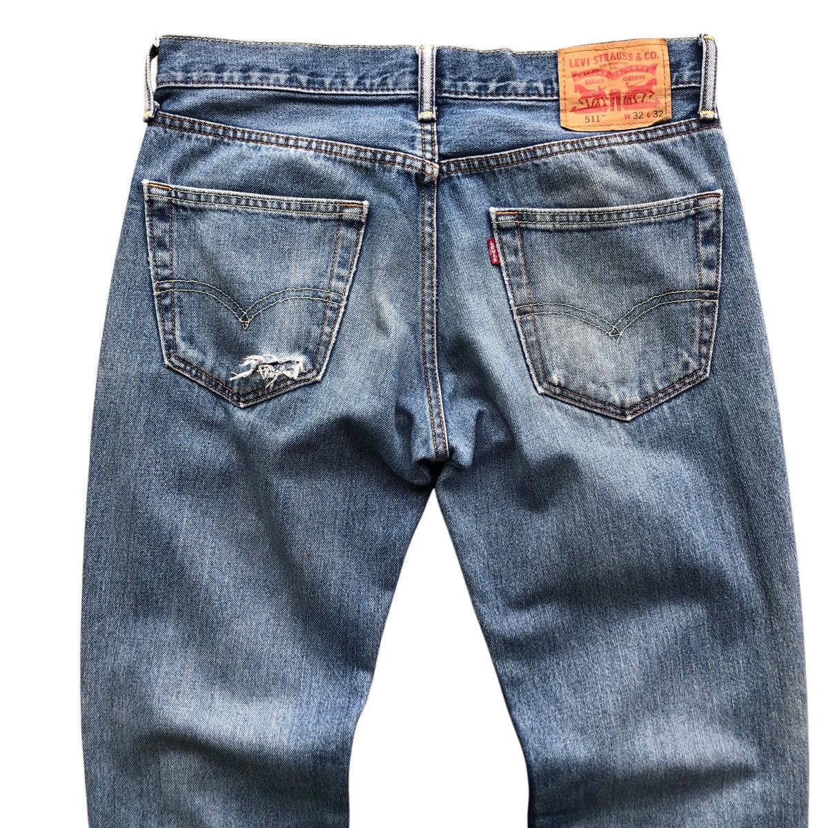 Levi's × Levi's Vintage Clothing Distressed LEVIS 511 button 3937 jeans Size US 32 / EU 48 - 5 Thumbnail