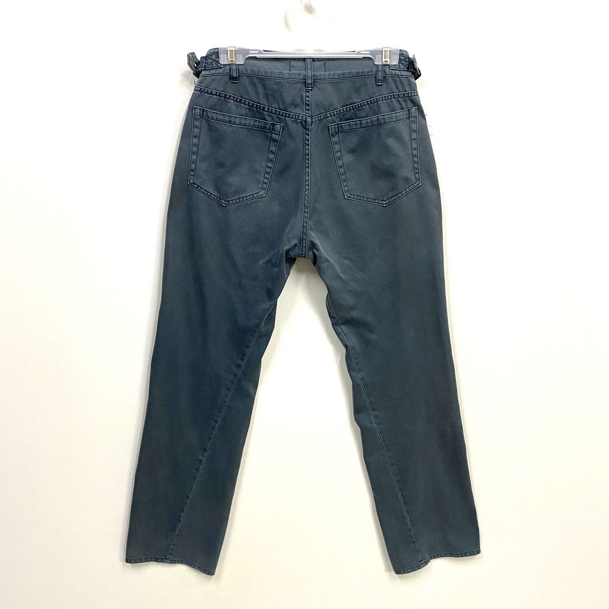 CABANE de ZUCCa × Issey Miyake × Zucca Zucca Trousers Distressed Streetwear Buckle Belted Waist Size US 30 / EU 46 - 14 Thumbnail