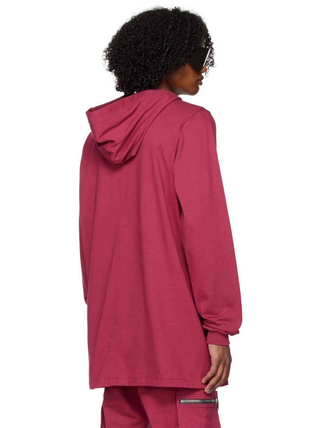 Rick Owens o1y0325 Hoodie in Mauve Size US XS / EU 42 / 0 - 3 Thumbnail
