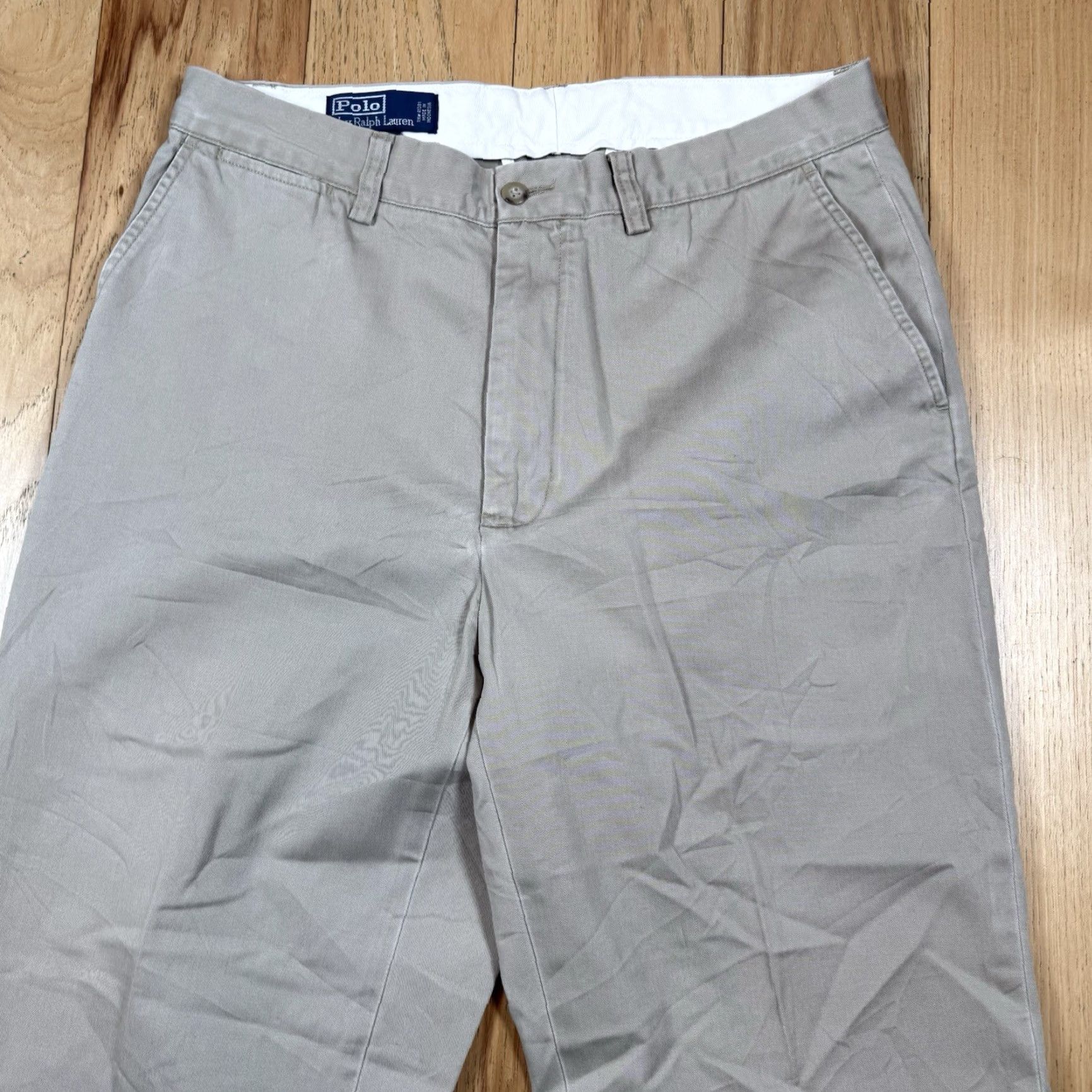 Polo Ralph Lauren VTG Polo Ralph Lauren Prospect Pants Mens 32x30 Khaki Chino Dress Straight Relaxed Beige Straight Pants Mens 32 Size US XS / EU 42 / 0 - 4 Thumbnail