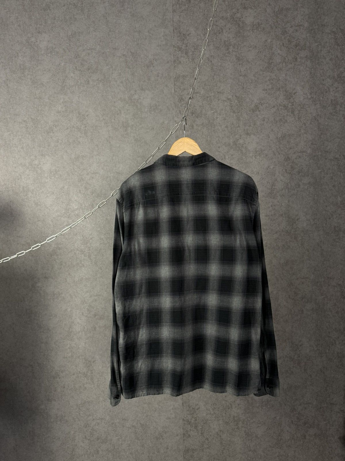 Allsaints Allsaints designer flannel shirt Size US L / EU 52-54 / 3 - 6 Thumbnail
