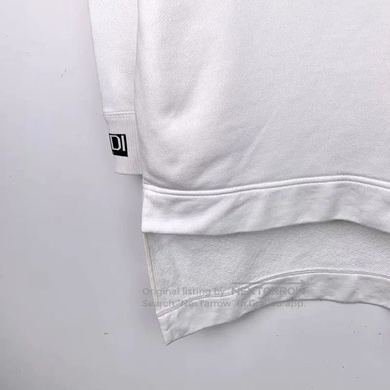 Fendi Fendi White Women's Hoodie with Logo . Size M / US 6-8 / IT 42-44 - 3 Thumbnail