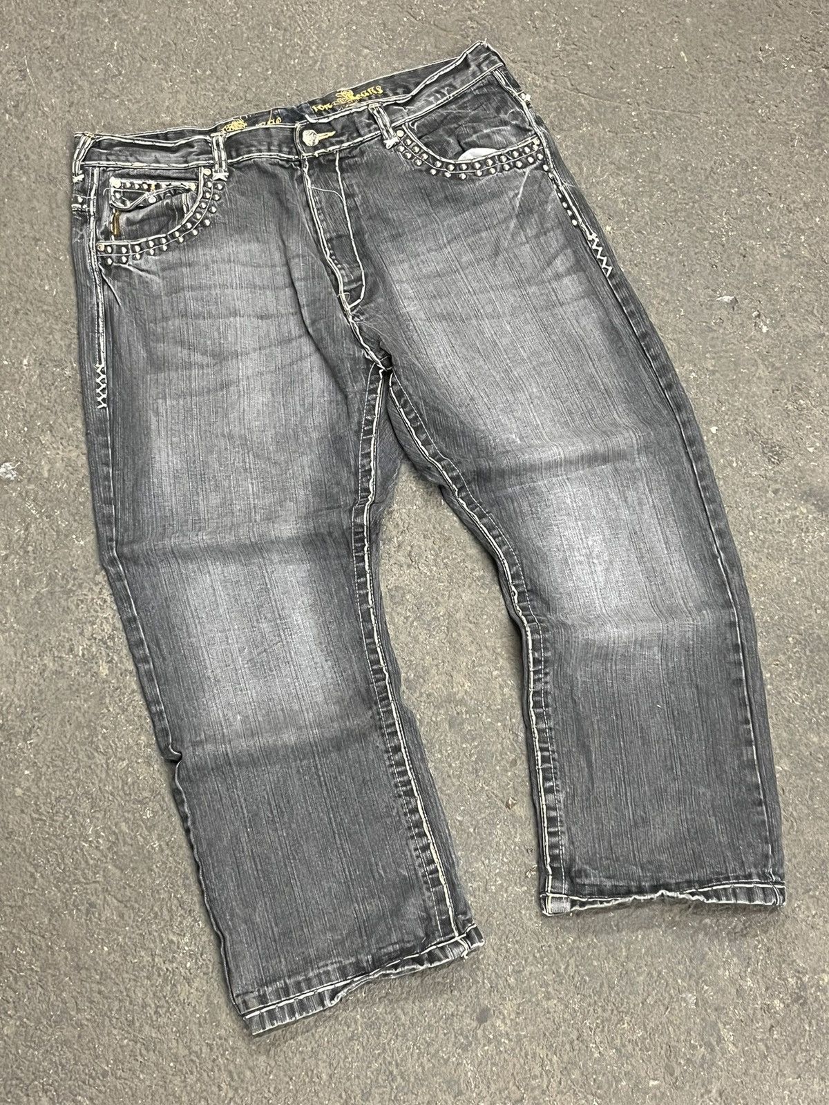 JNCO Y2k baggy fit jnco style grunge opium skater emo cyber rare Size US 38 / EU 54 - 5 Thumbnail