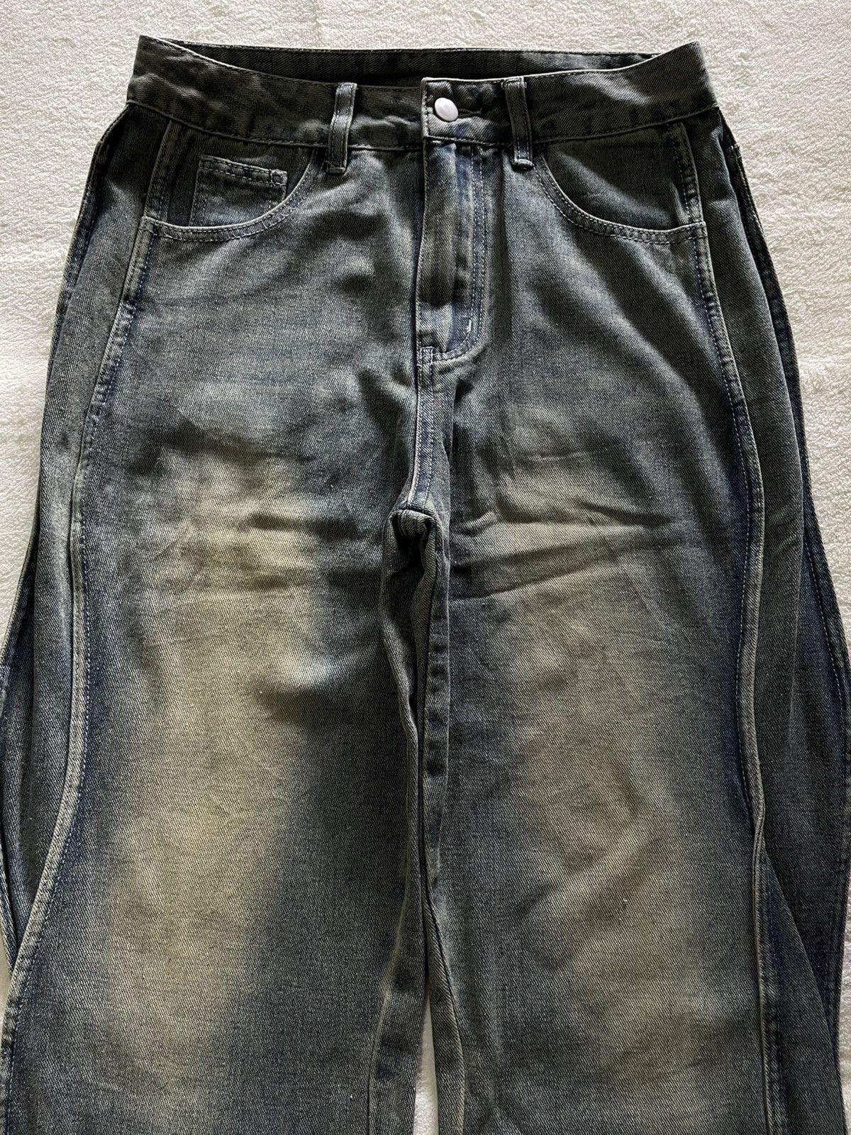 Japanese Brand Vintage Dazy Baggy Mudwash Faded Denim Jeans Size US 28 / EU 44 - 2 Thumbnail