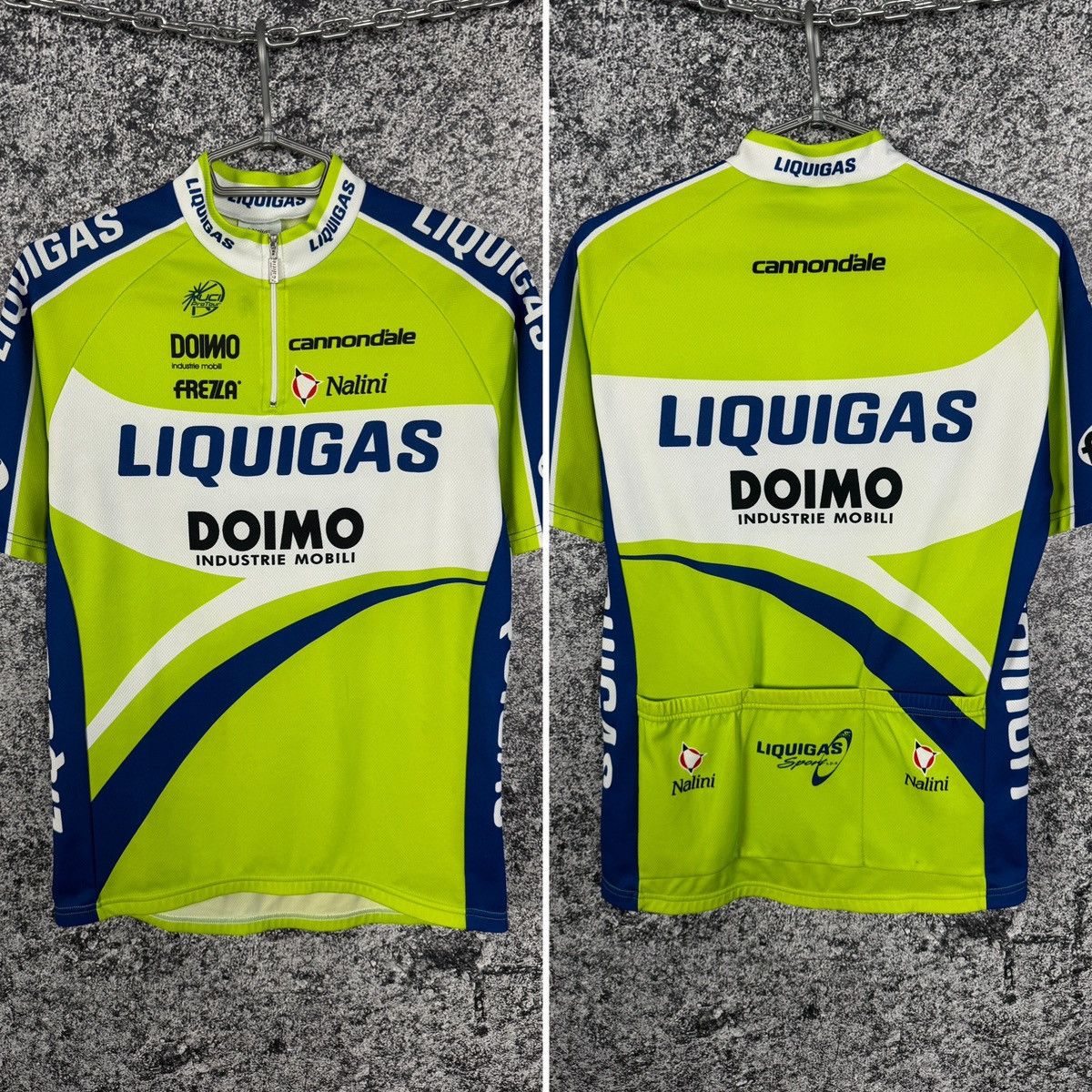 Other Nalini 1/4 Zip Cycling Jersey Liquigas Bike Shirt Size 5 Size US L / EU 52-54 / 3 - 1 Thumbnail