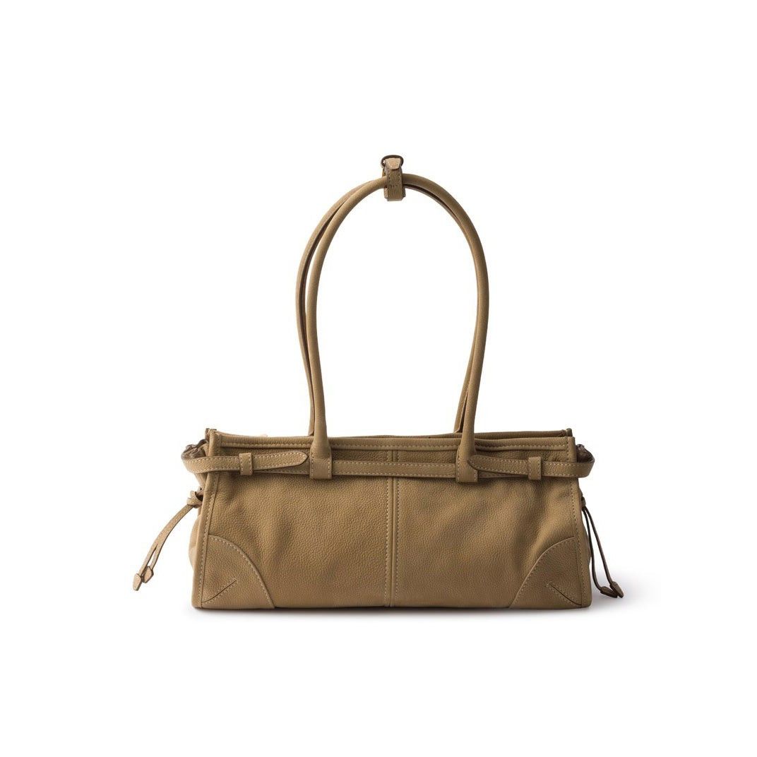 Prada PRADA Bonnie Medium $3500 Desert Beige Leather Top Handle Ba Size ONE SIZE - 3 Thumbnail