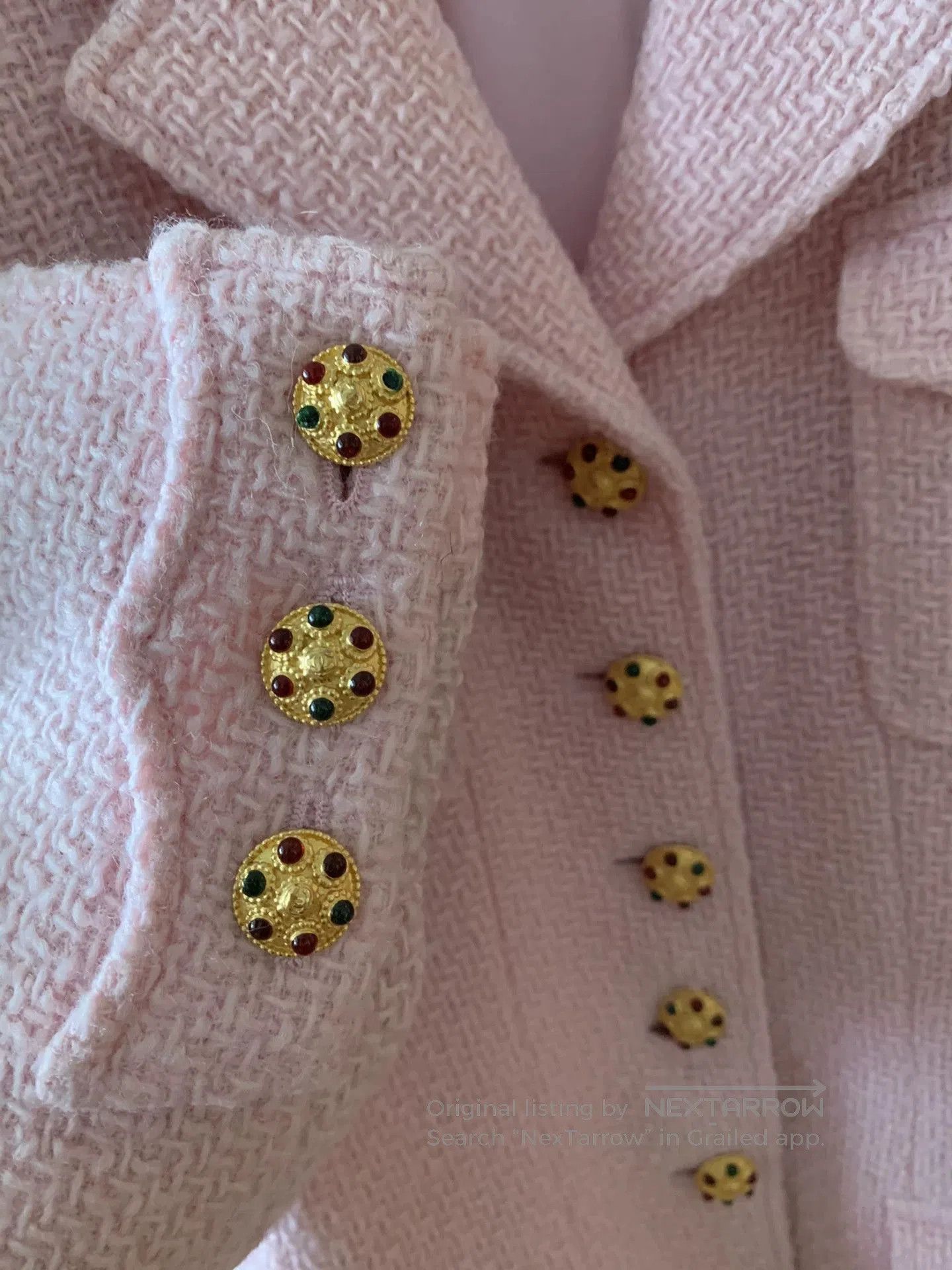 Chanel Chanel Vintage Glass Button Pink Coat. Size S / US 4 / IT 40 - 6 Thumbnail