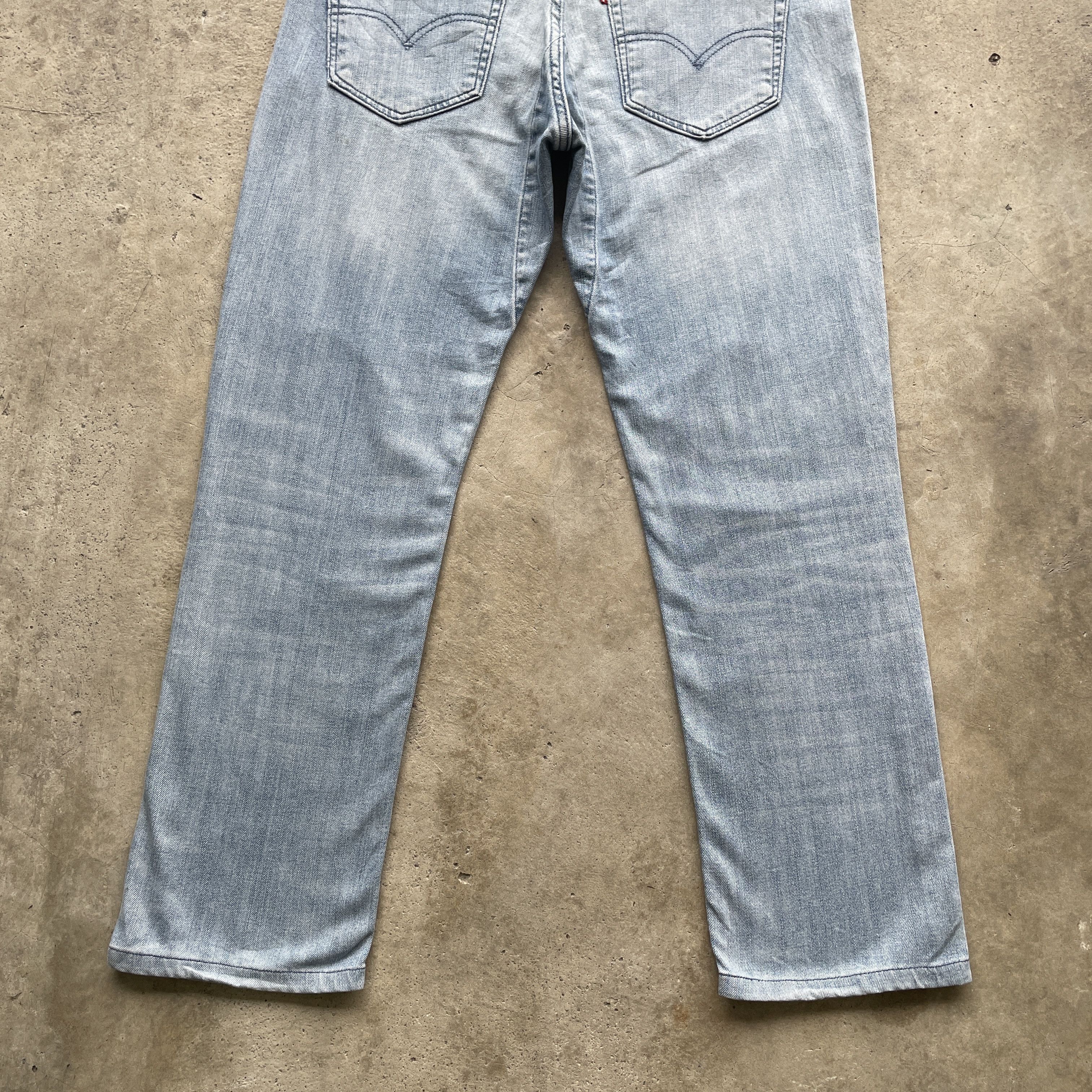 Levi's VINTAGE LEVI’S DISTRESSED JEANS STRAIGHT FADED DENIM PANTS Size US 33 - 10 Thumbnail