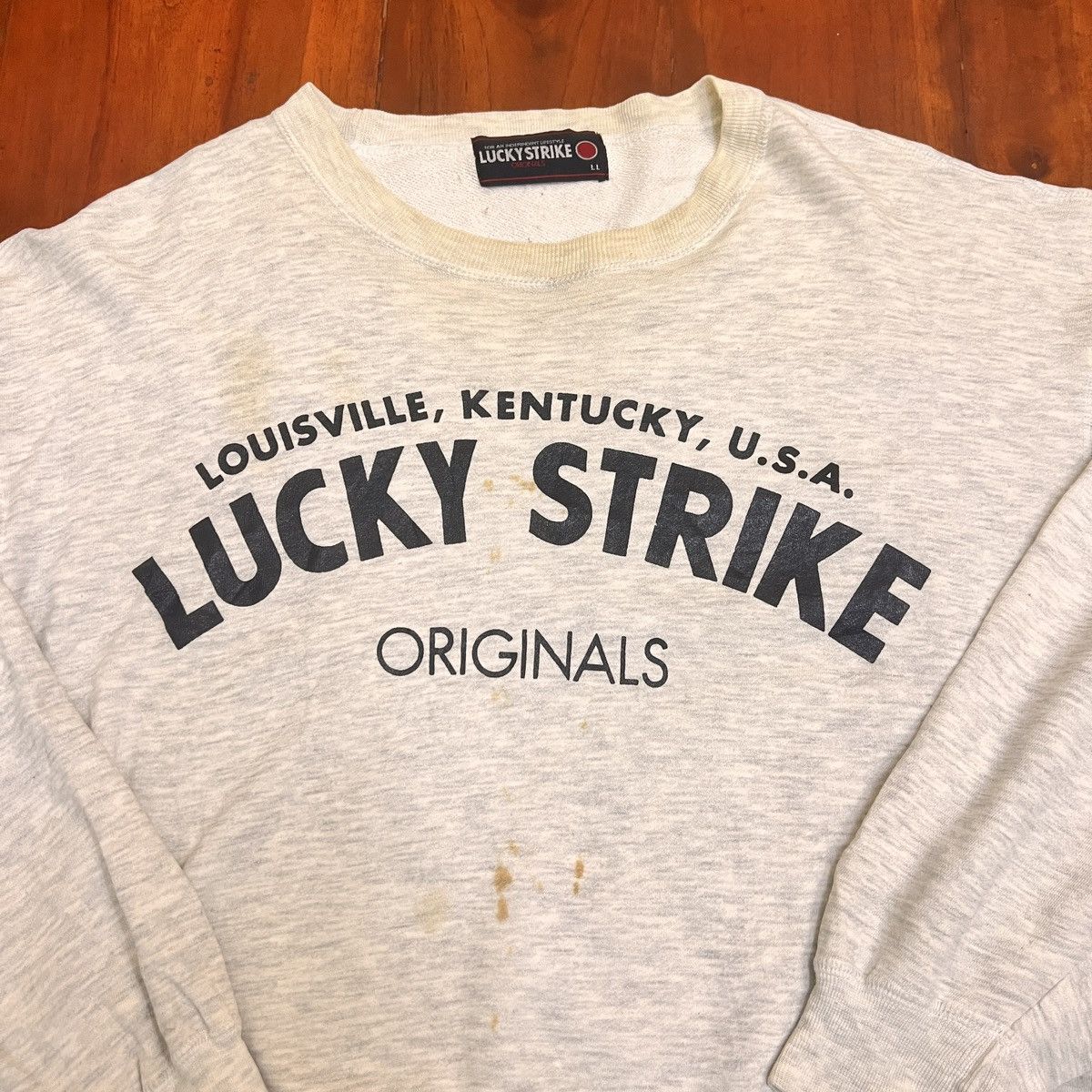 Vintage Vtg Lucky Strike Classic USA Size US L / EU 52-54 / 3 - 3 Thumbnail