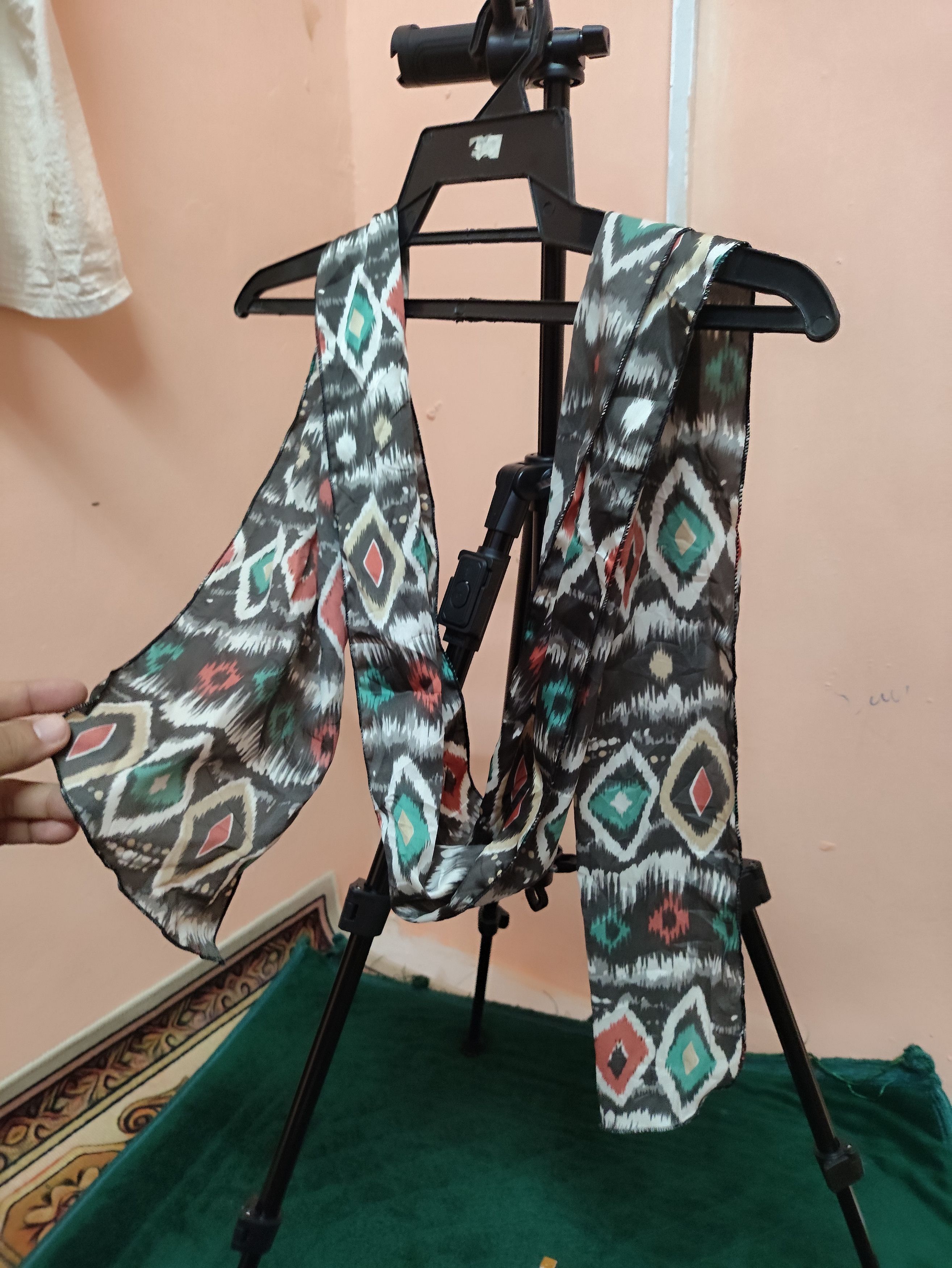 Designer × Vintage Vintage Scarves Scaft Art Design Size ONE SIZE - 4 Thumbnail