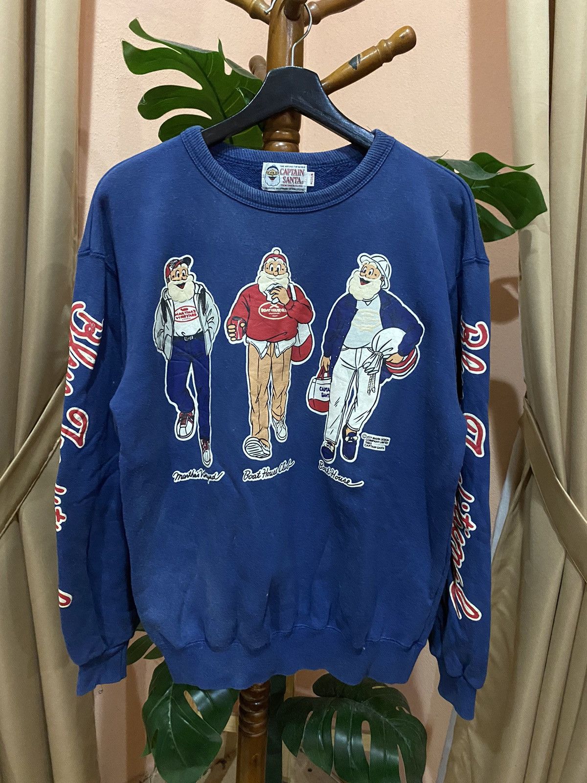 Vintage Captain Santa Sweatshirt - Classic 90s Japanese