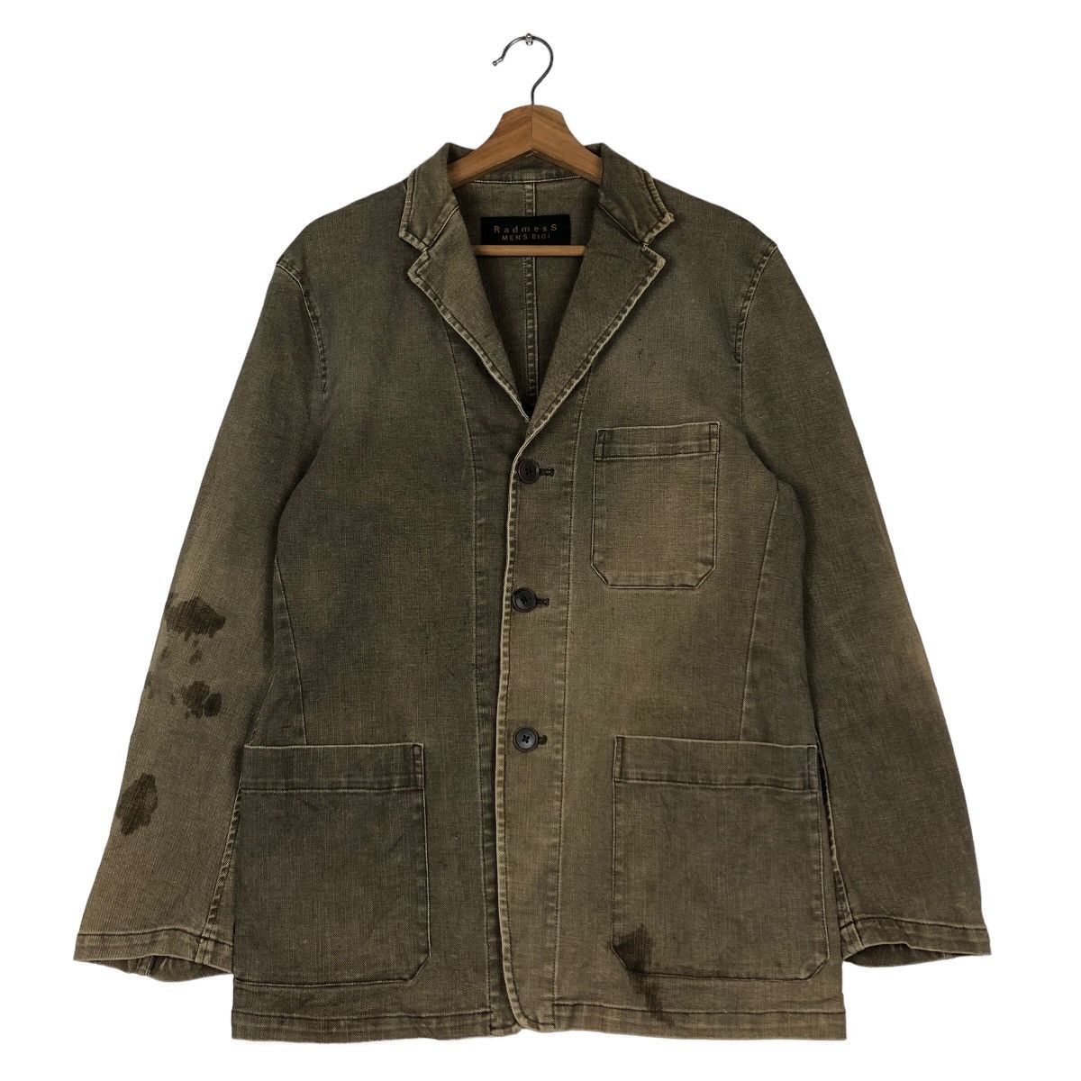 Issey Miyake 🔥Vtg Chore Work Jacket Canvas Radmess Bigi Japan Size US S / EU 44-46 / 1 - 1 Thumbnail