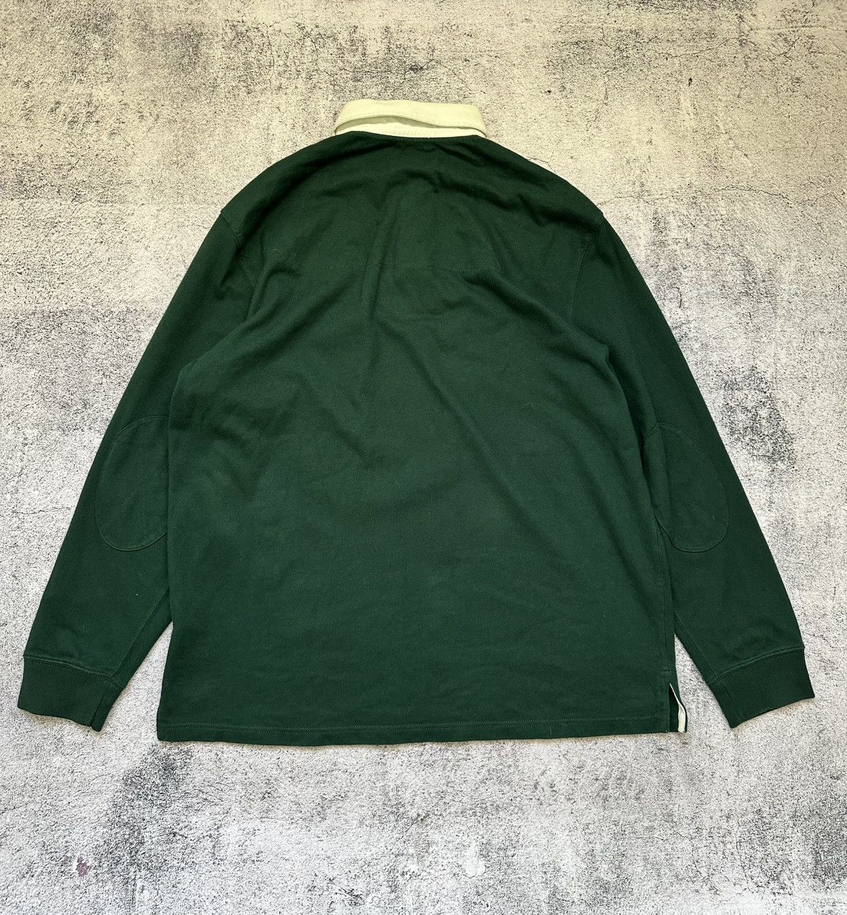 Polo Ralph Lauren Vintage Polo Ralph Lauren Sweatshirt Green Fit Orange Logo Size US L / EU 52-54 / 3 - 2 Thumbnail