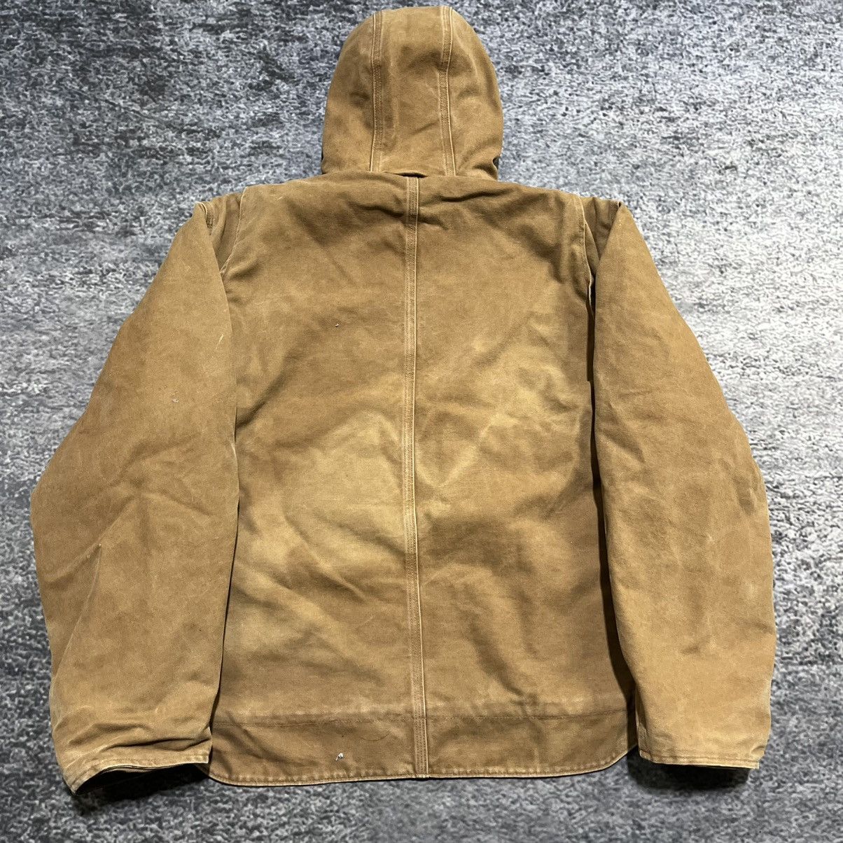Carhartt VINTAGE FLEECE LINED HOODED CARHARTT CANVAS JACKET TAN XL Size US XL / EU 56 / 4 - 9 Thumbnail