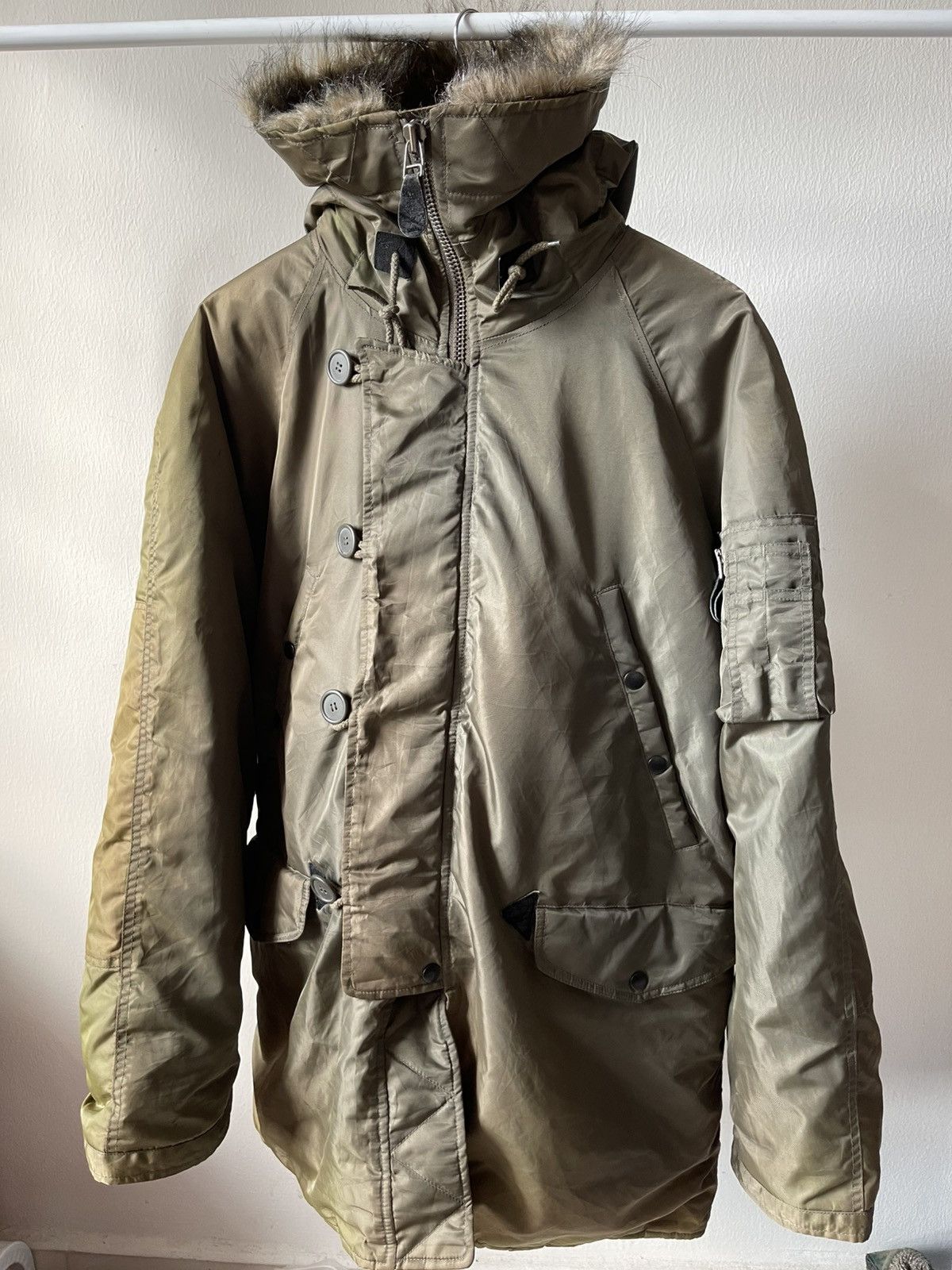 Avirex Vintage Avirex USA Parka Fur Jacket Size US XL / EU 56 / 4 - 6 Thumbnail