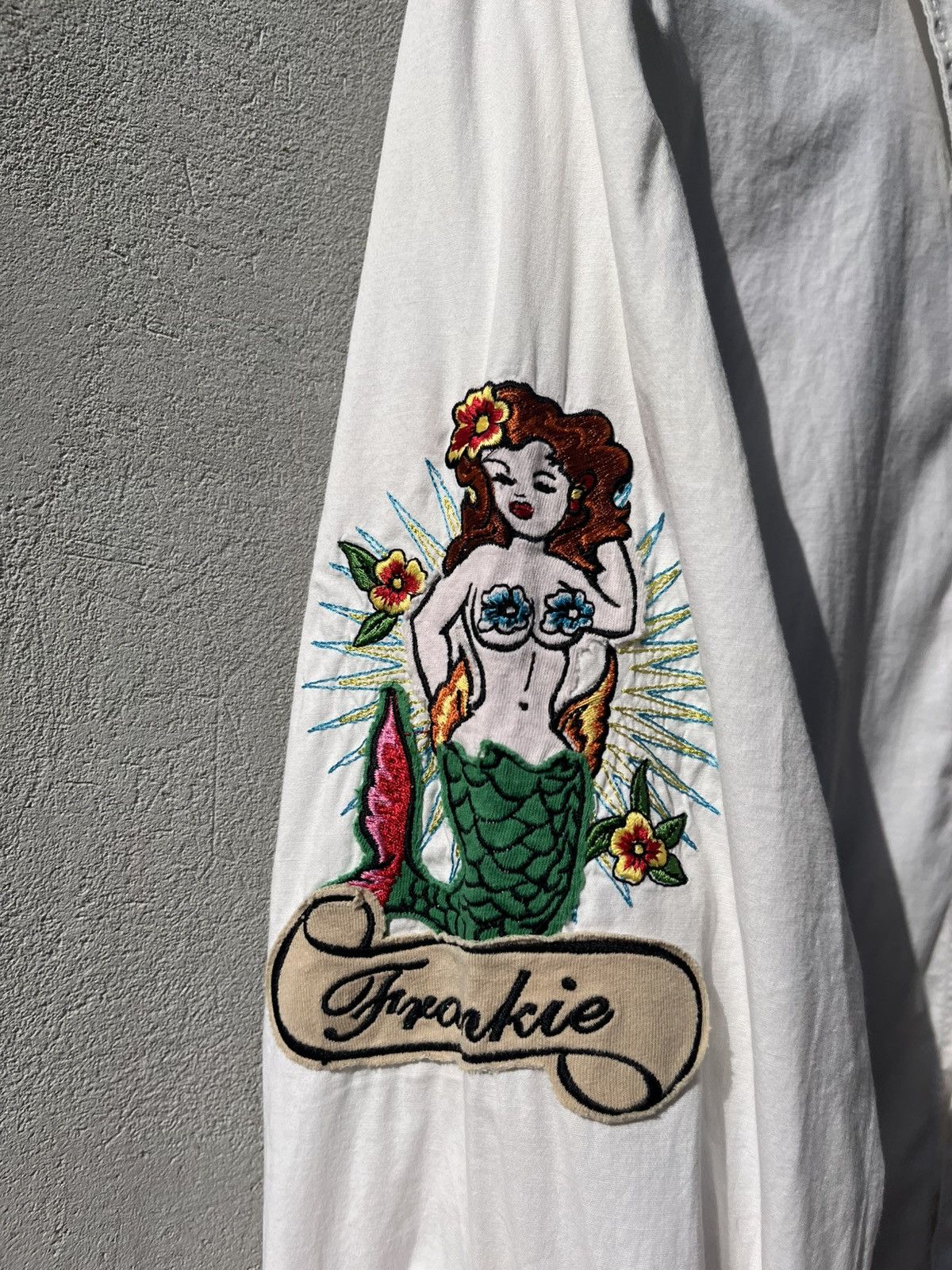 Beauty Beast Y2K Frankie Morello Button up Shirt Embroided Patchwork Size US L / EU 52-54 / 3 - 3 Thumbnail