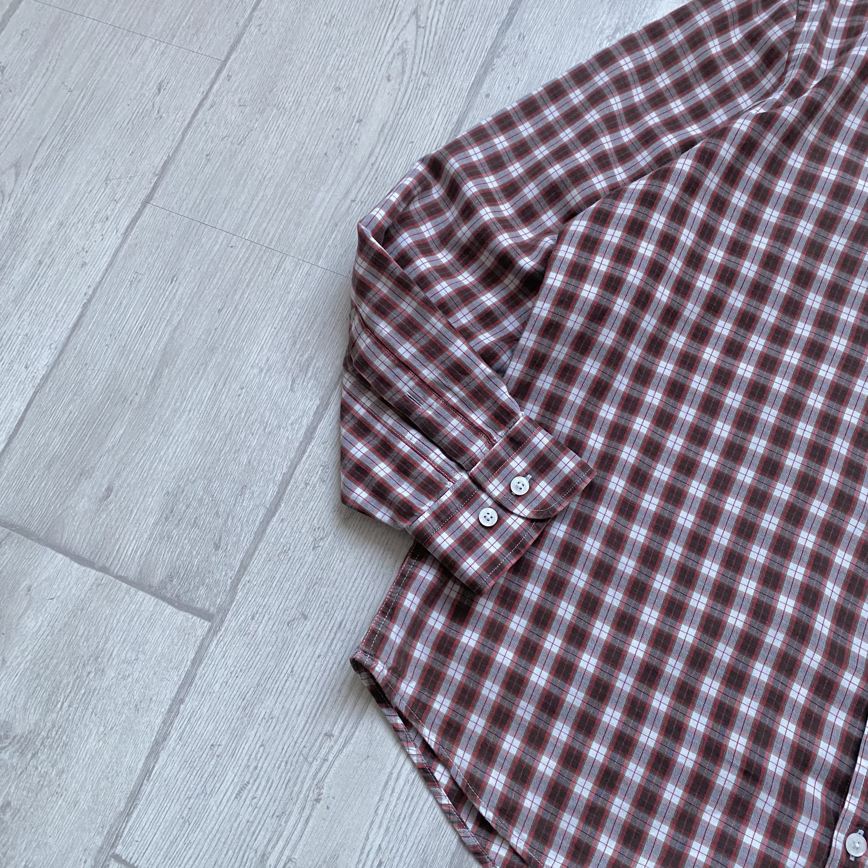 Baracuta 👔 Vintage luxury Batacuta Shirt checked Size US XL / EU 56 / 4 - 5 Thumbnail