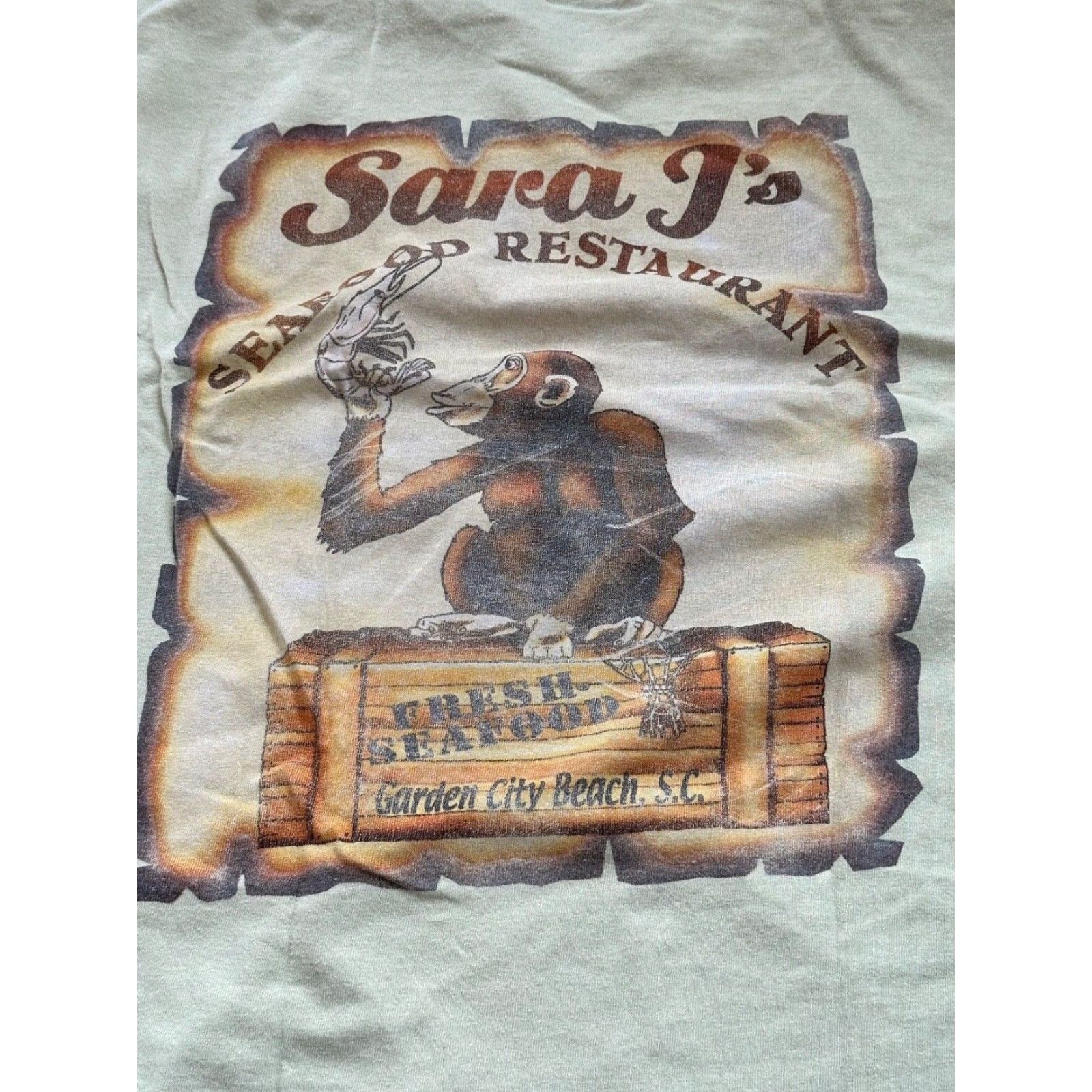 Gildan Gildan Beach Graphic T-Shirt Unisex Adult Medium Multicolor Mens Womens Size US M / EU 48-50 / 2 - 2 Thumbnail