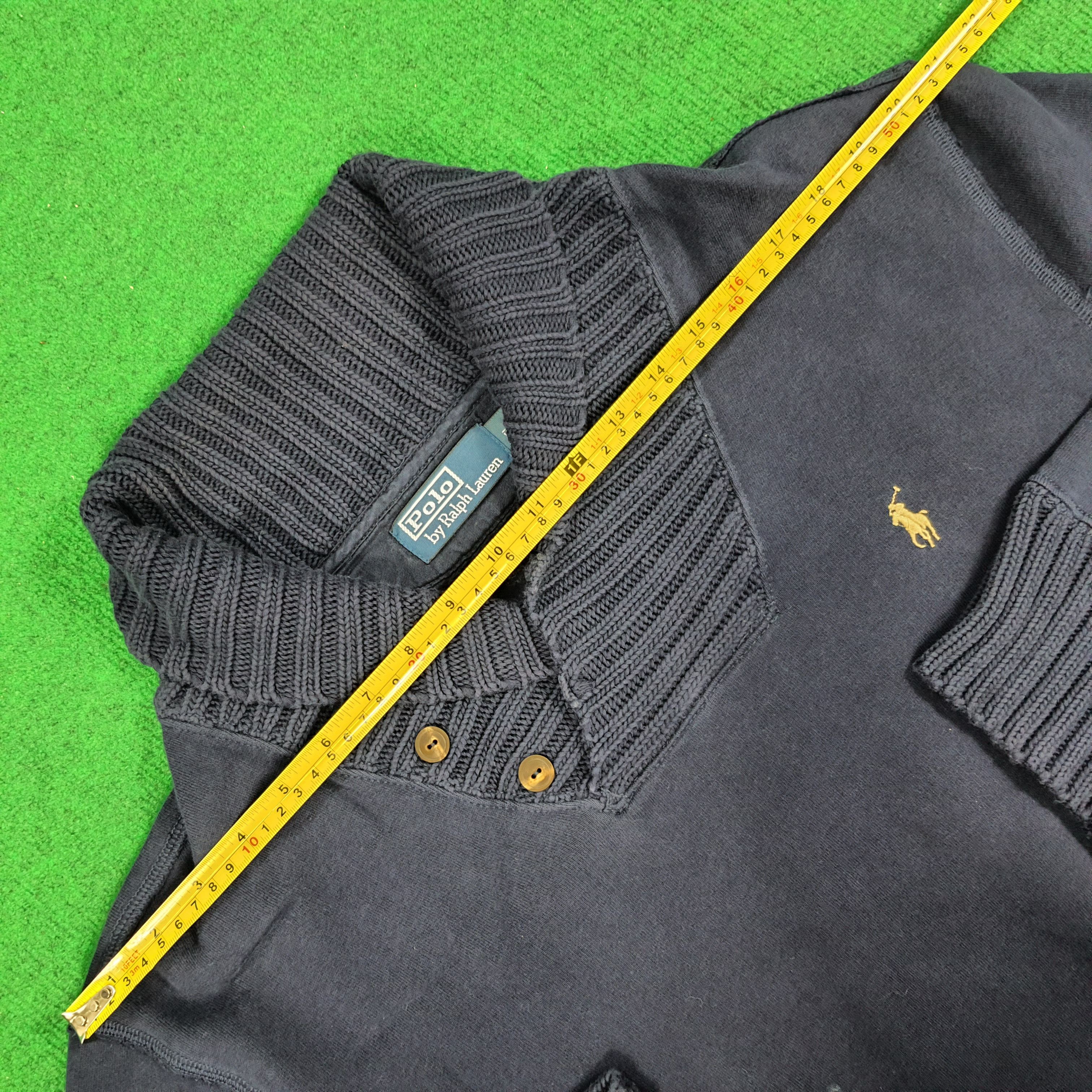 Polo Ralph Lauren × Vintage Vintage Polo by Ralph Lauren Winter Knit Style Sweatshirt Size US L / EU 52-54 / 3 - 9 Thumbnail