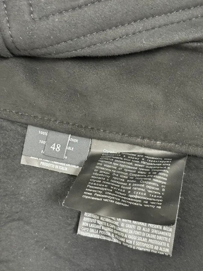 Gucci 2010s Gucci Black Laced Biker Leather Jacket Size US M / EU 48-50 / 2 - 13 Thumbnail