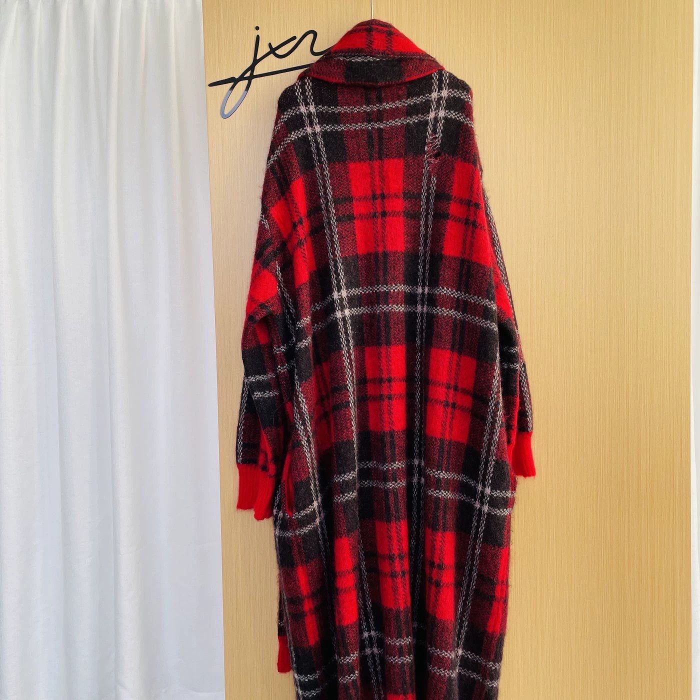 Alexander McQueen Alexander McQueen 99 New Runway Mohair Knit Red M Size US M / EU 48-50 / 2 - 2 Thumbnail