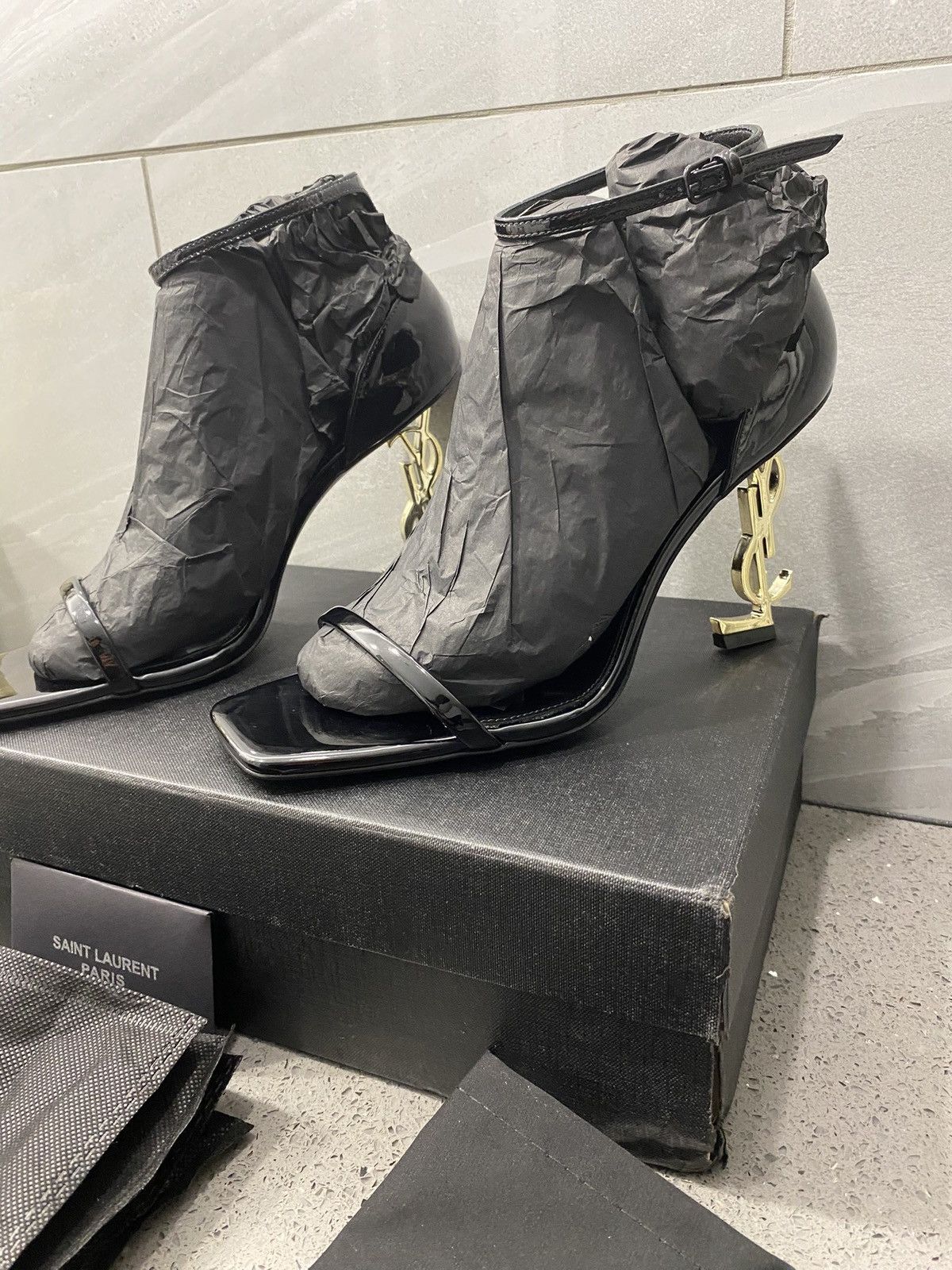 Yves Saint Laurent YSL heels sandal edition | Grailed